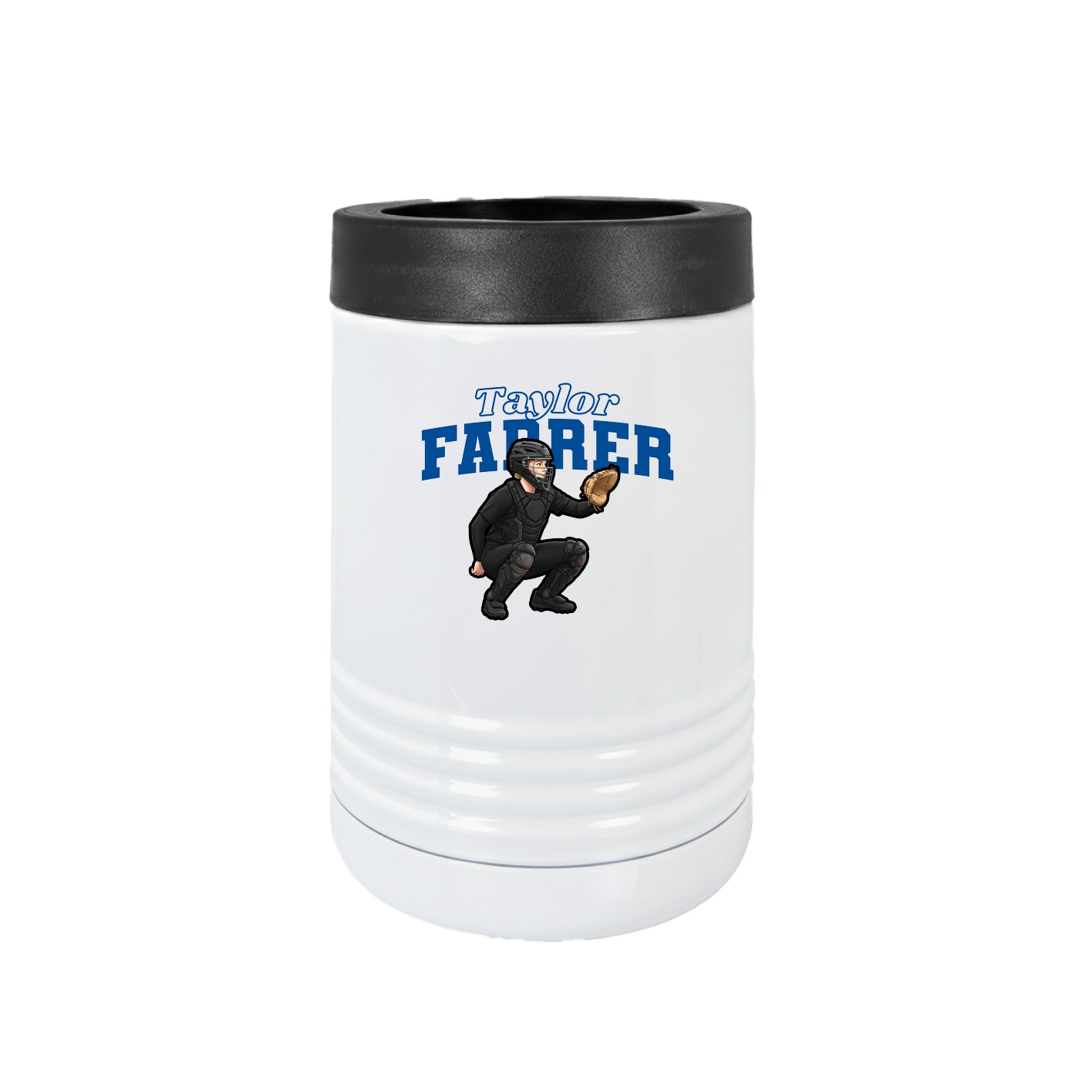 Beverage Holder — Name Arch in White
