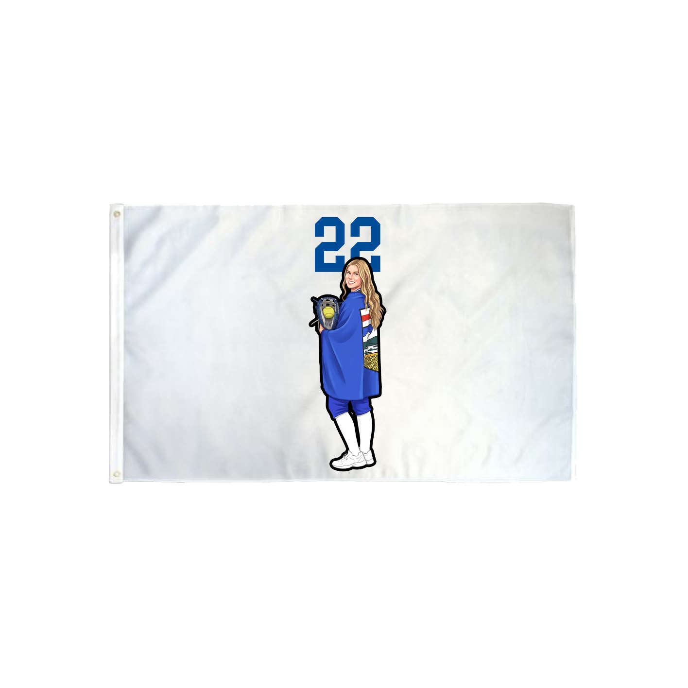 3x5 Flag — Number Top in Classic