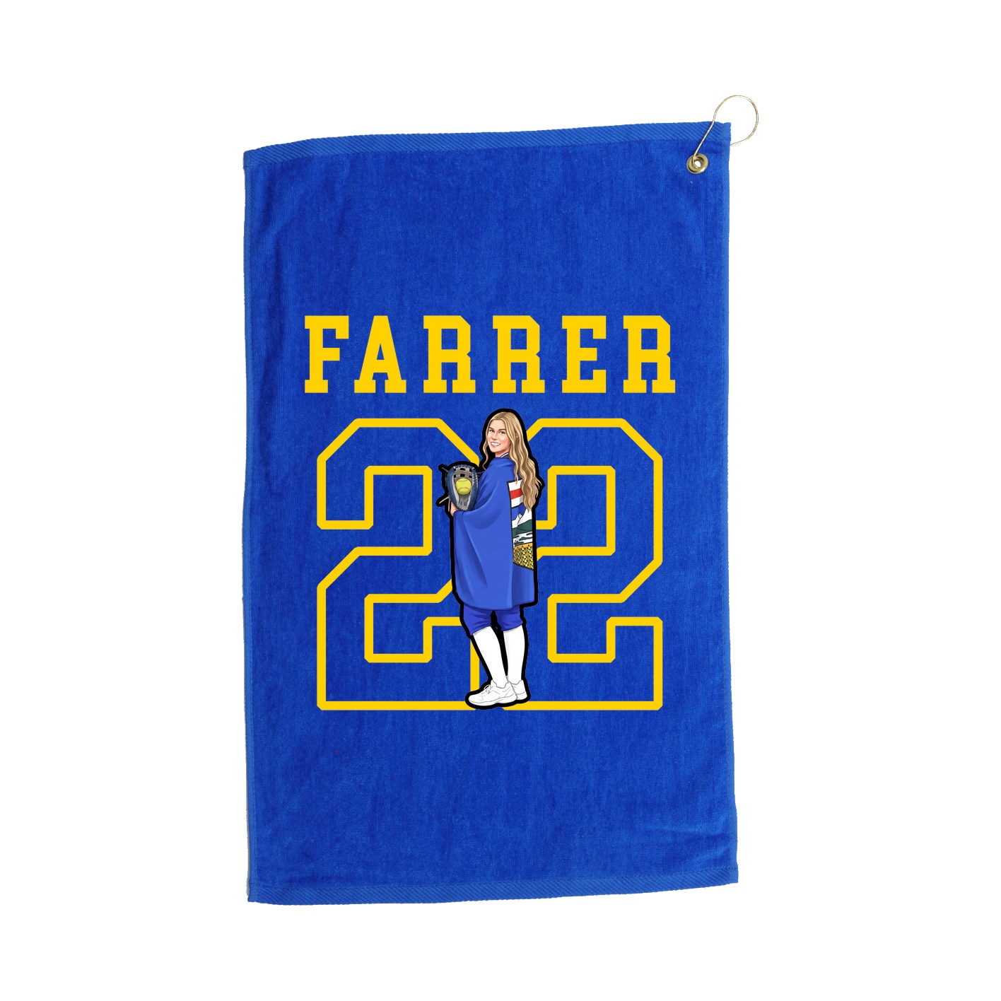 Golf Towel — Shirsey in Royal