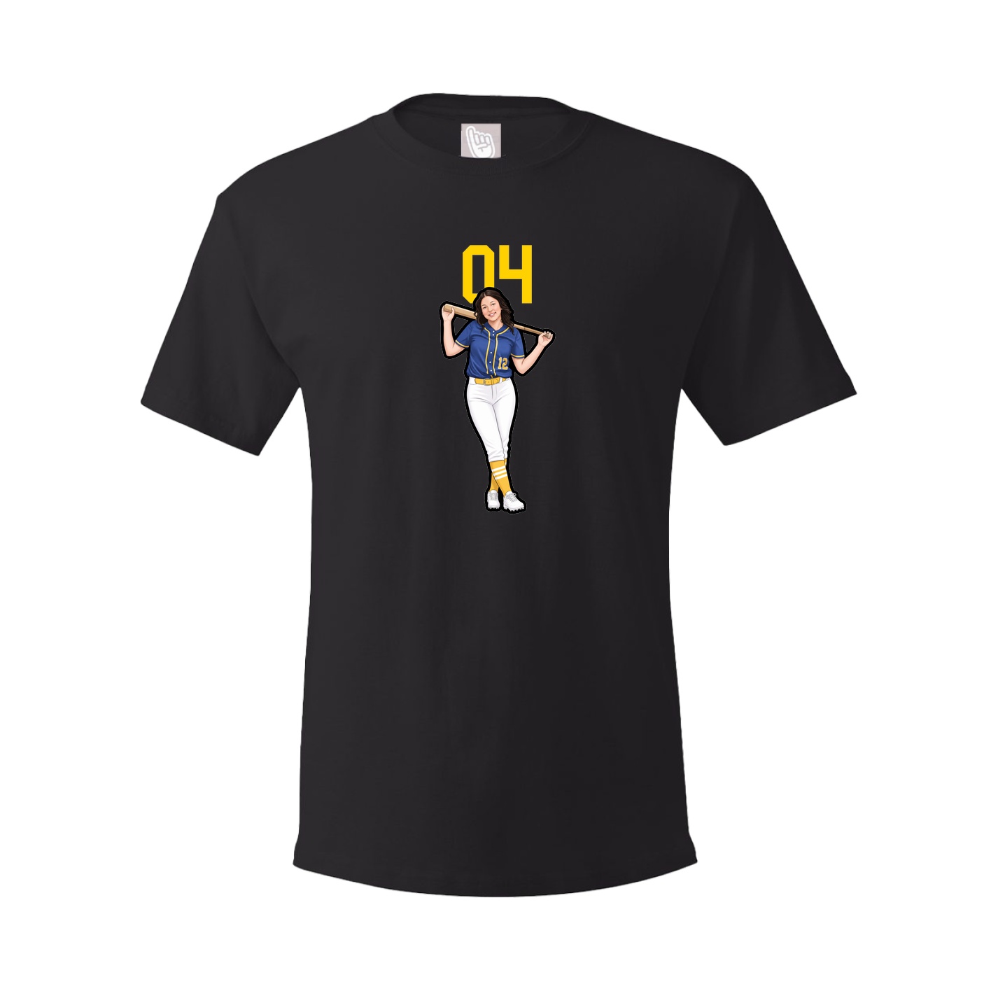 Tee — Number Top in Black