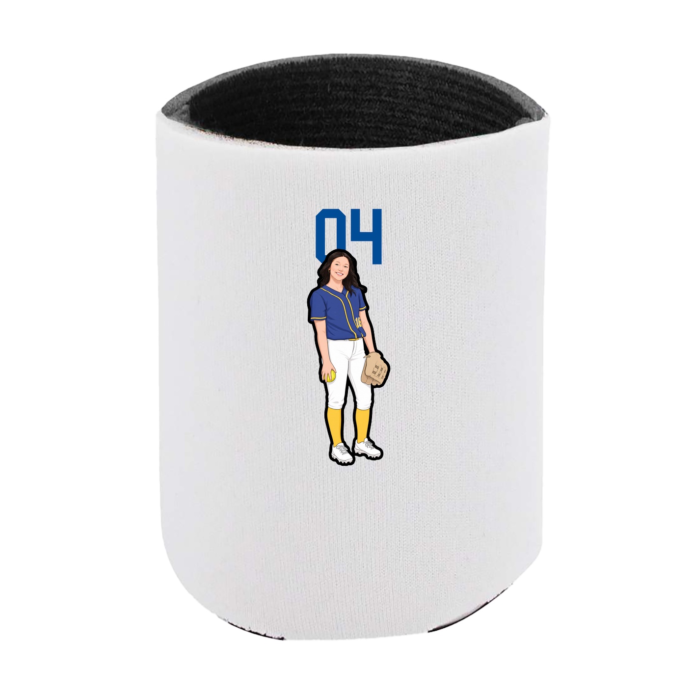 Can Holder — Number Top in White