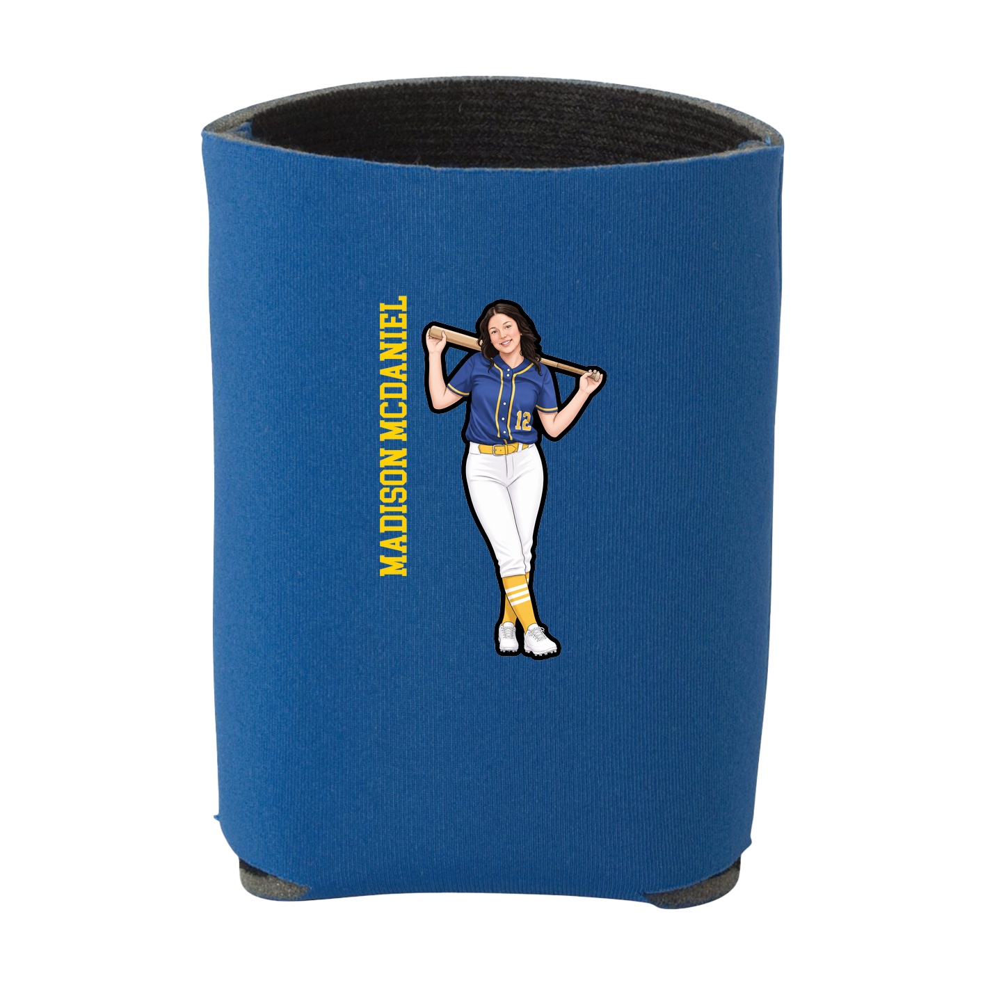 Can Holder — Name Vertical in Royal