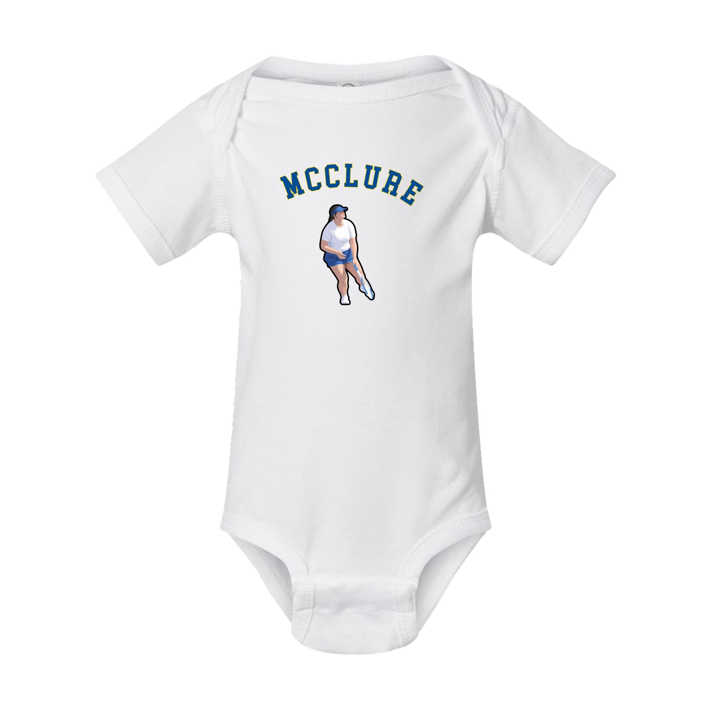 Baby Onesie — Shirsey Arch in White