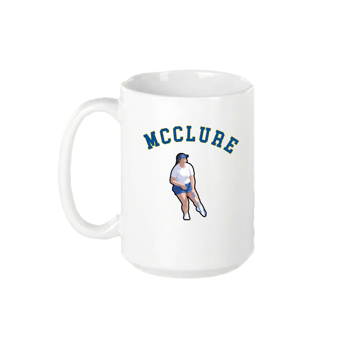 15oz Coffee Mug — Shirsey Arch in White