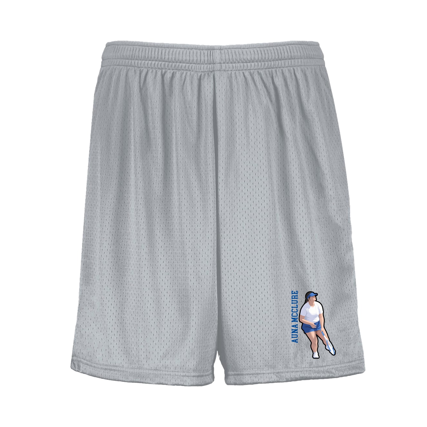 Shorts — Name Vertical in Silver