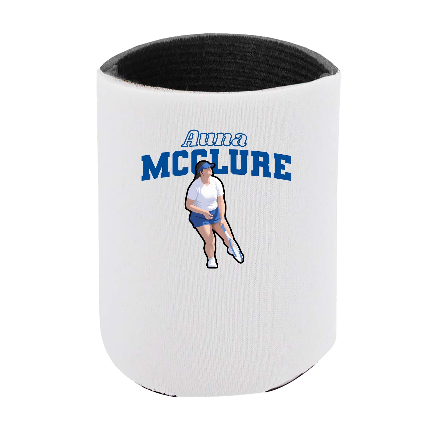 Can Holder — Name Arch in White