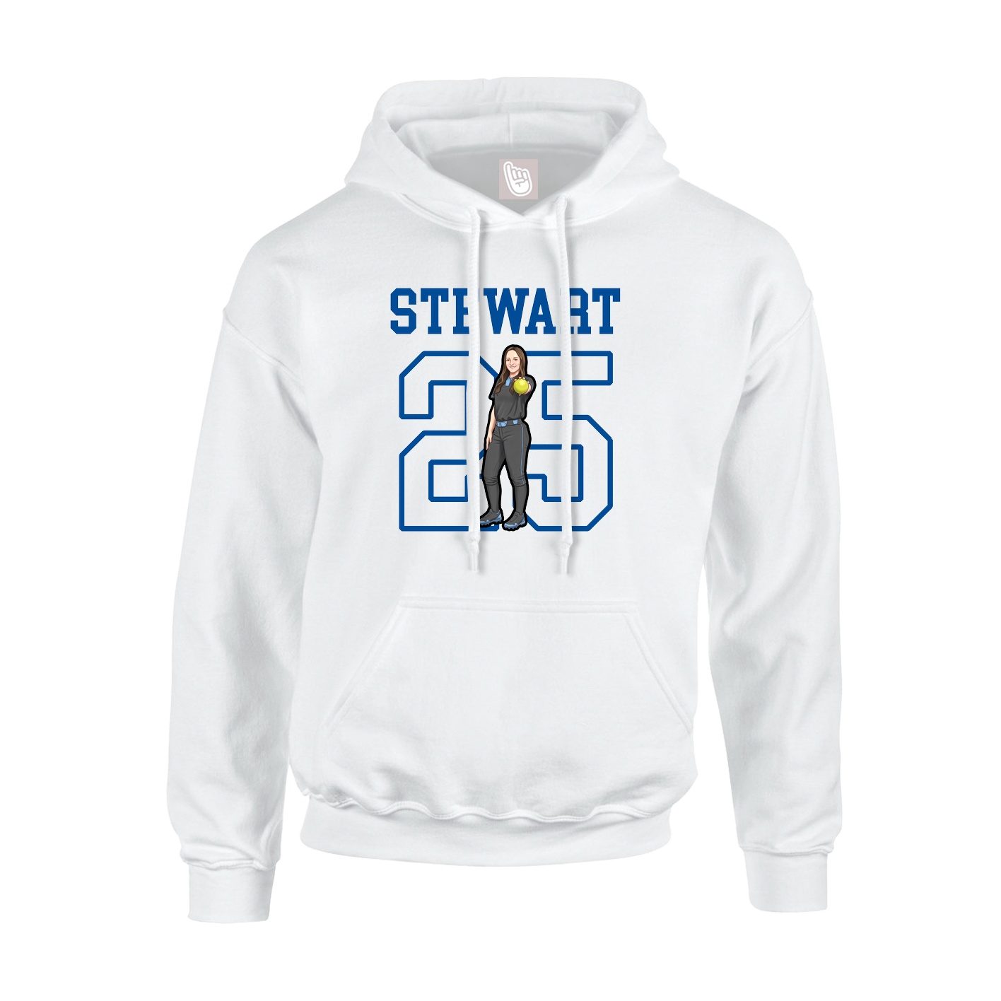 Youth Hoodie — Shirsey in White