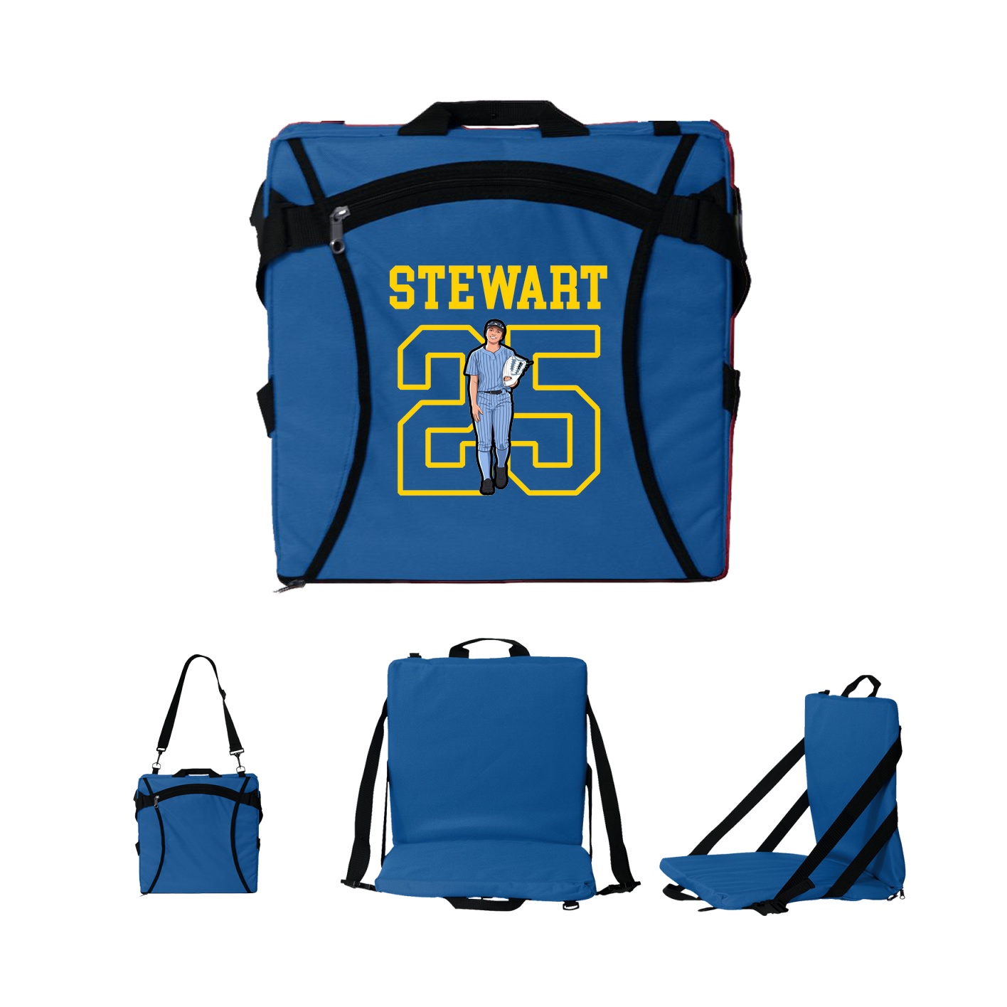 Folding Stadium Seat — Shirsey in Royal