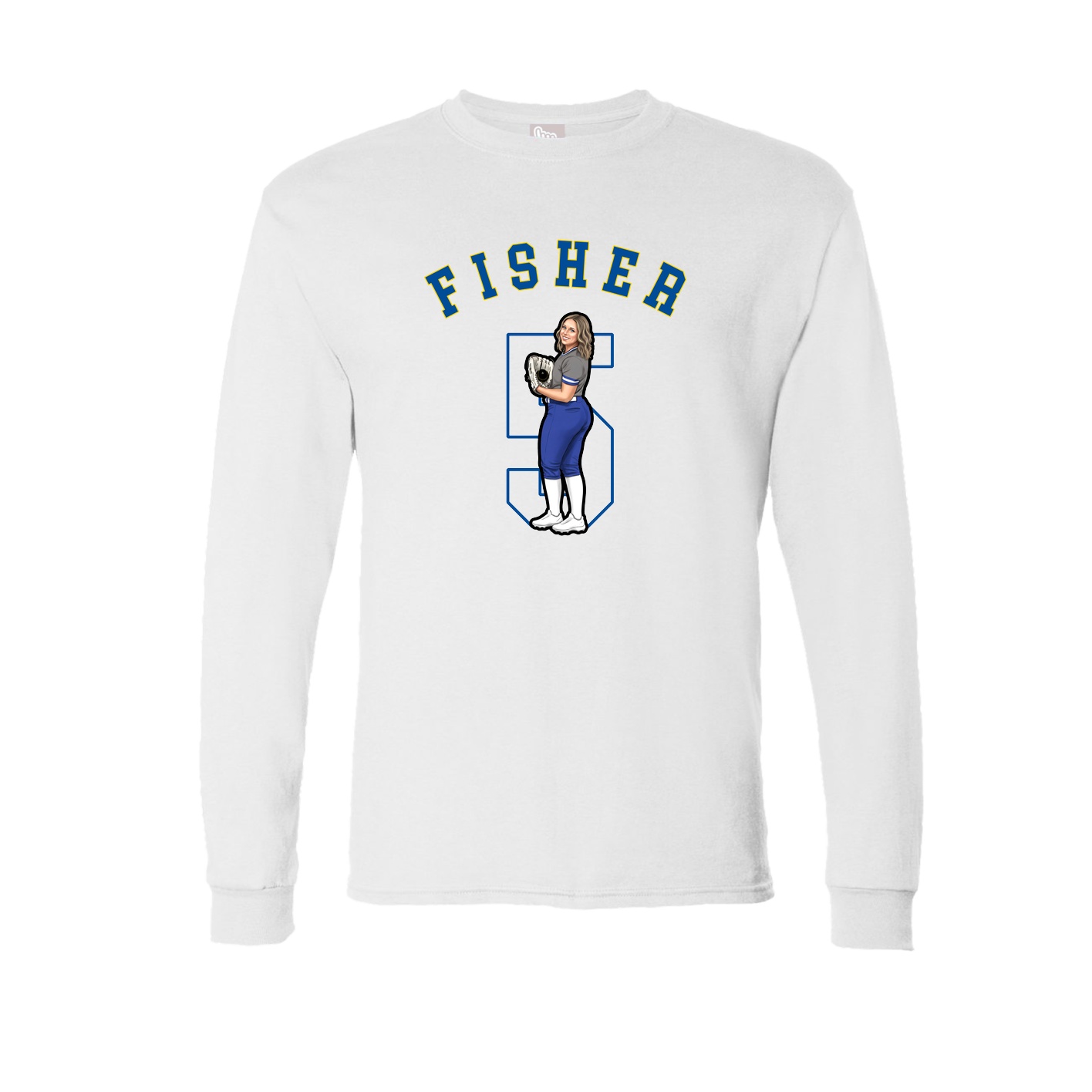 Long Sleeve Tee — Shirsey Arch in White