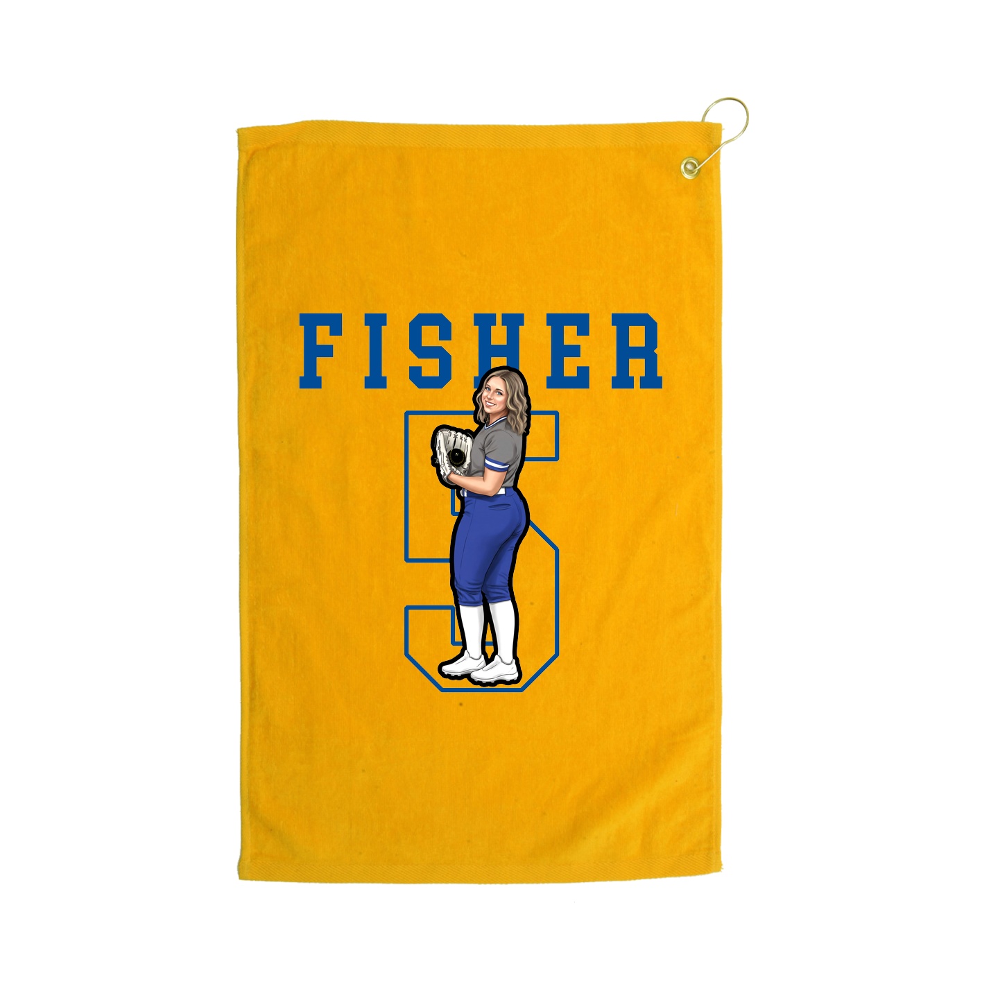 Golf Towel — Shirsey in Gold