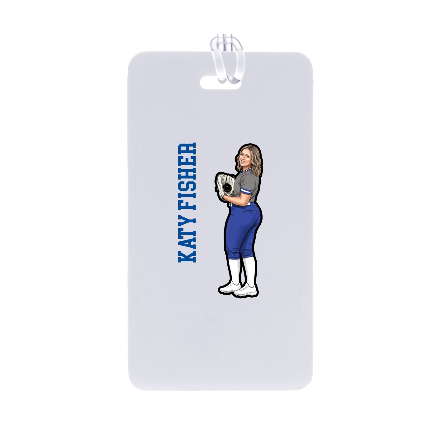 Bag Tag — Name Vertical in Classic