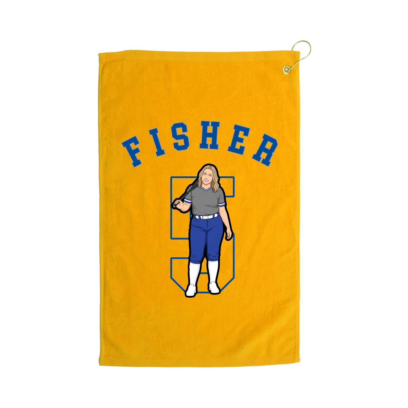 Golf Towel — Shirsey Arch in Gold