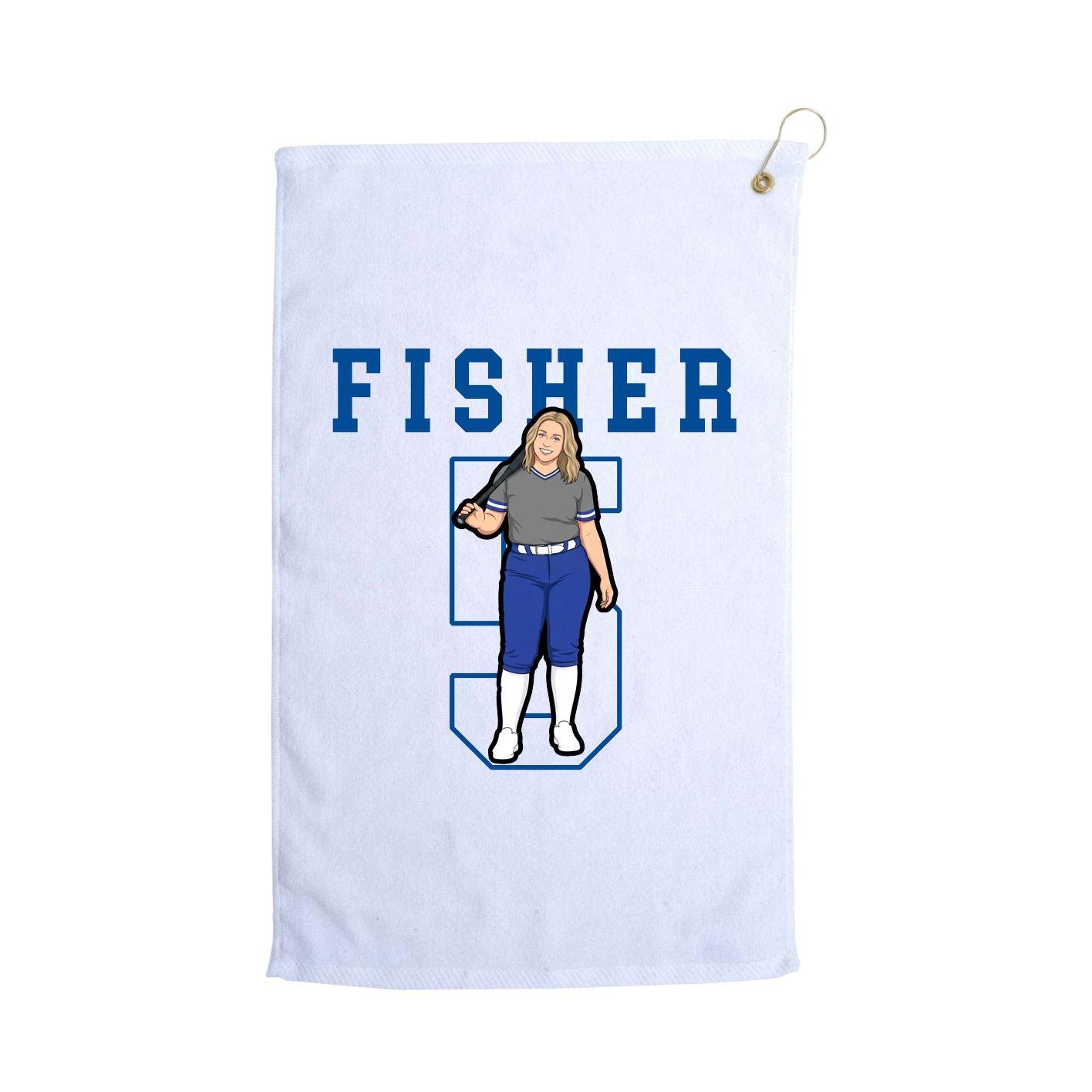 Golf Towel — Shirsey in White