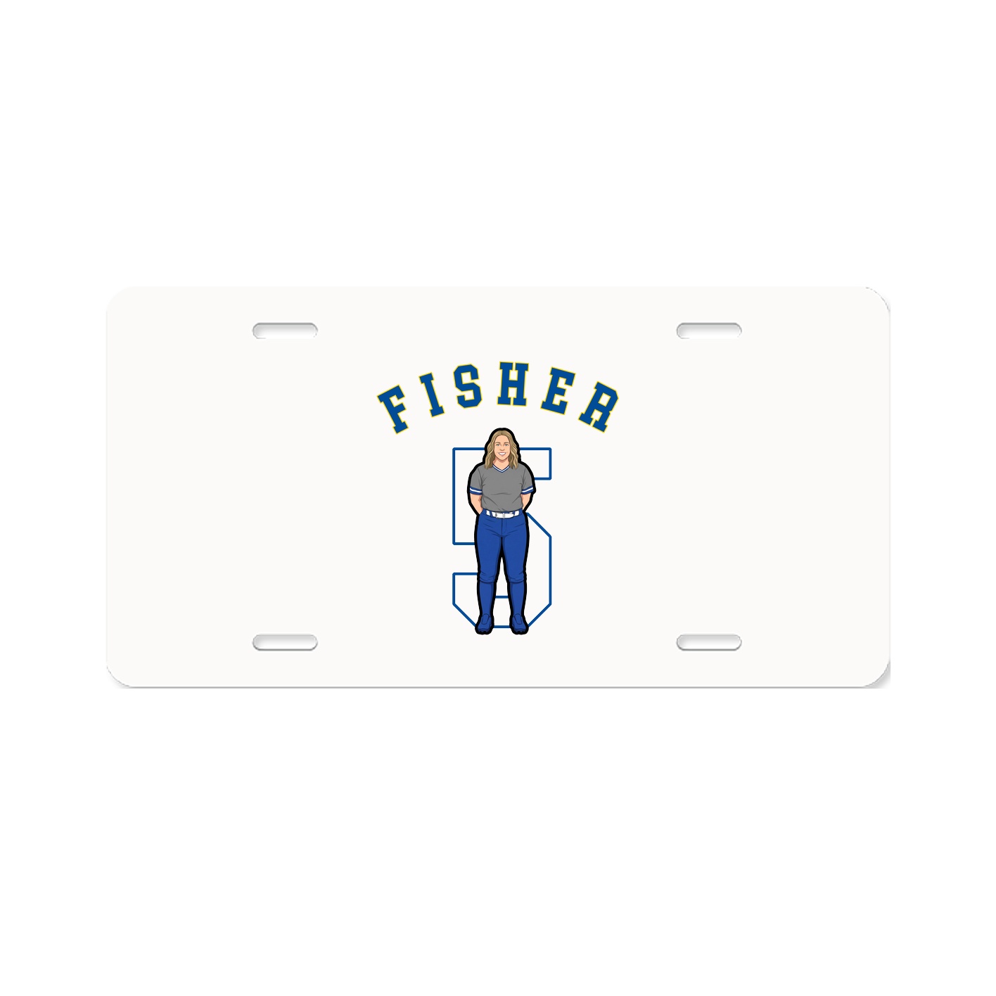 License Plate — Shirsey Arch in Classic