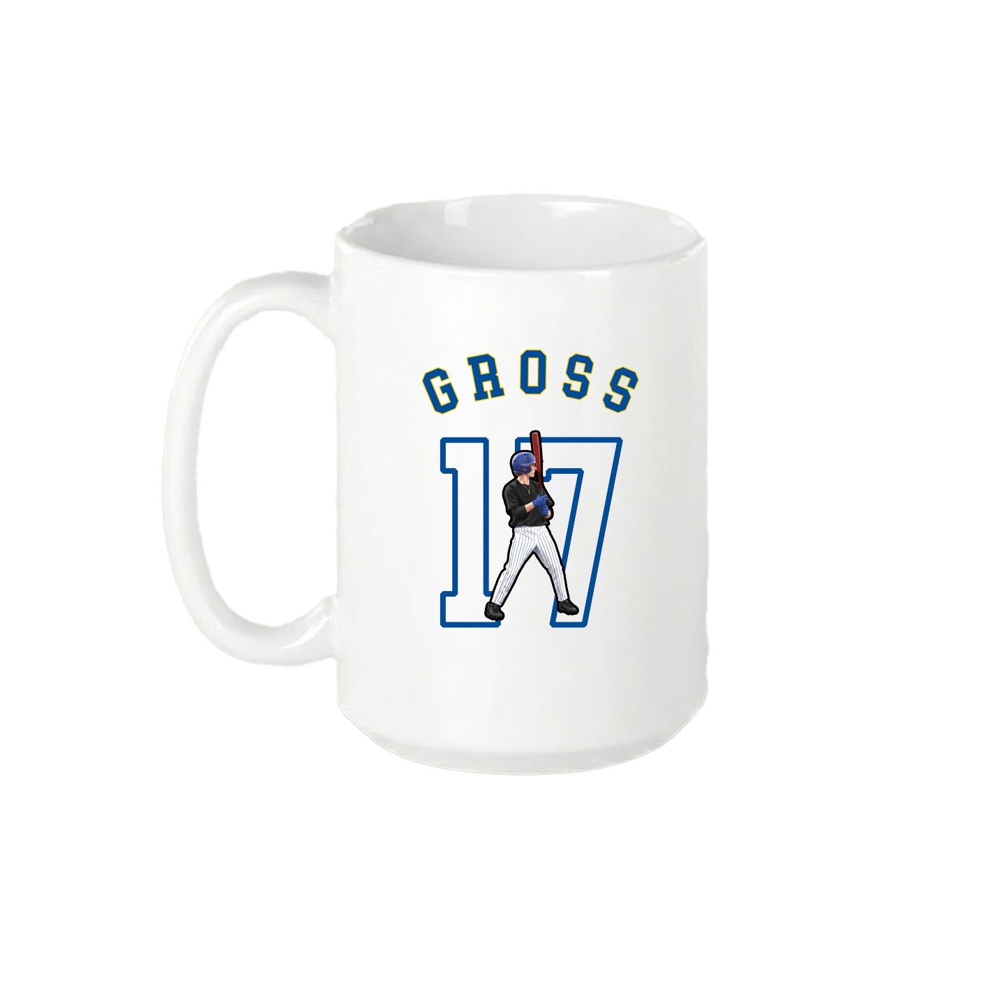15oz Coffee Mug — Shirsey Arch in White