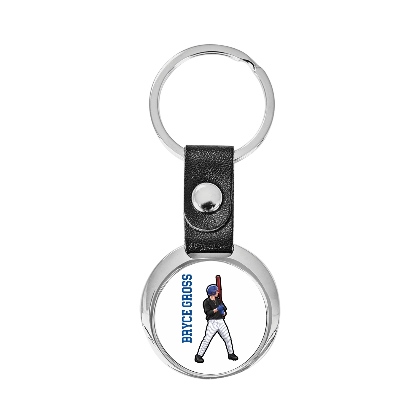 Key Chain — Name Vertical in Classic
