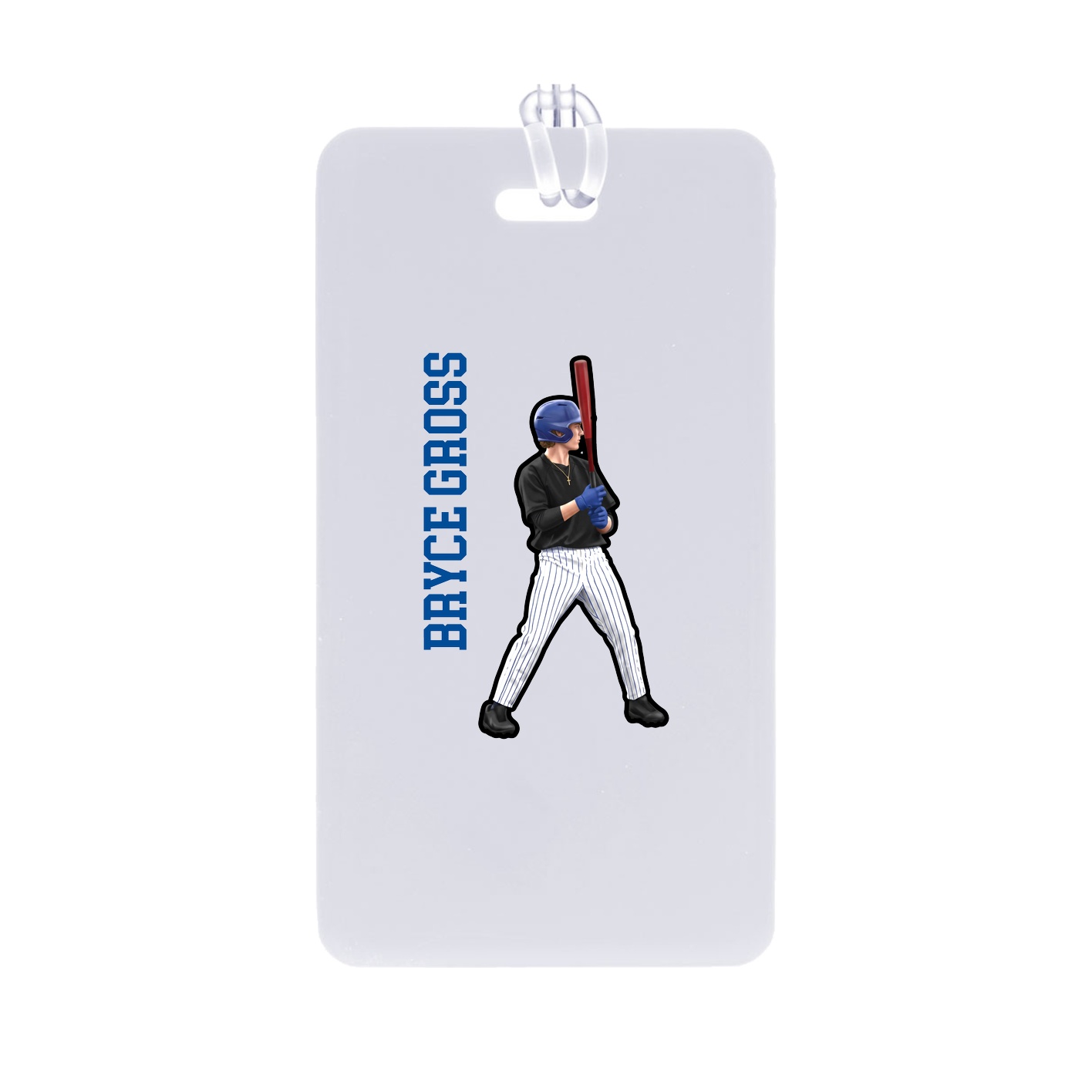 Bag Tag — Name Vertical in Classic