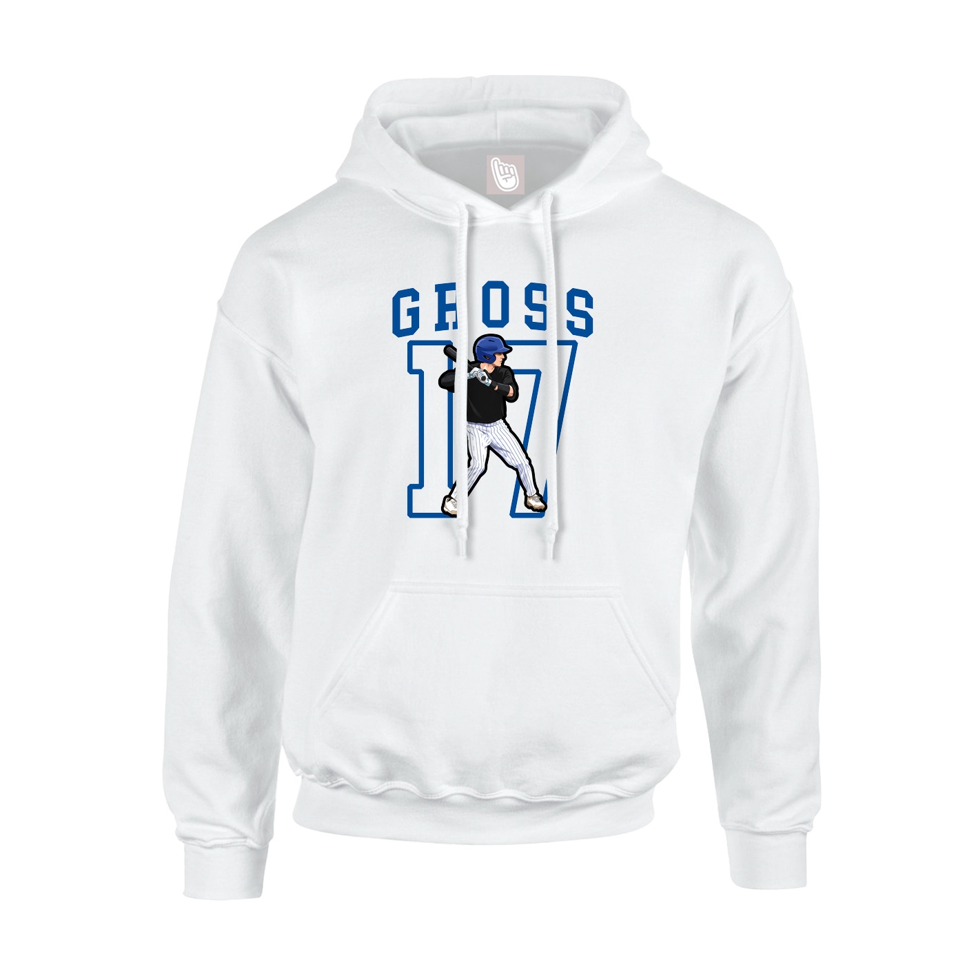 Hoodie — Shirsey in White