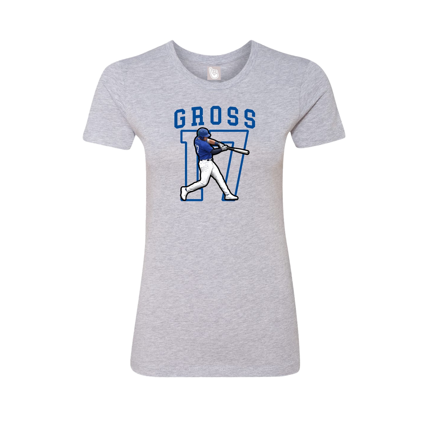 Fitted Women's Tee — Shirsey in Grey