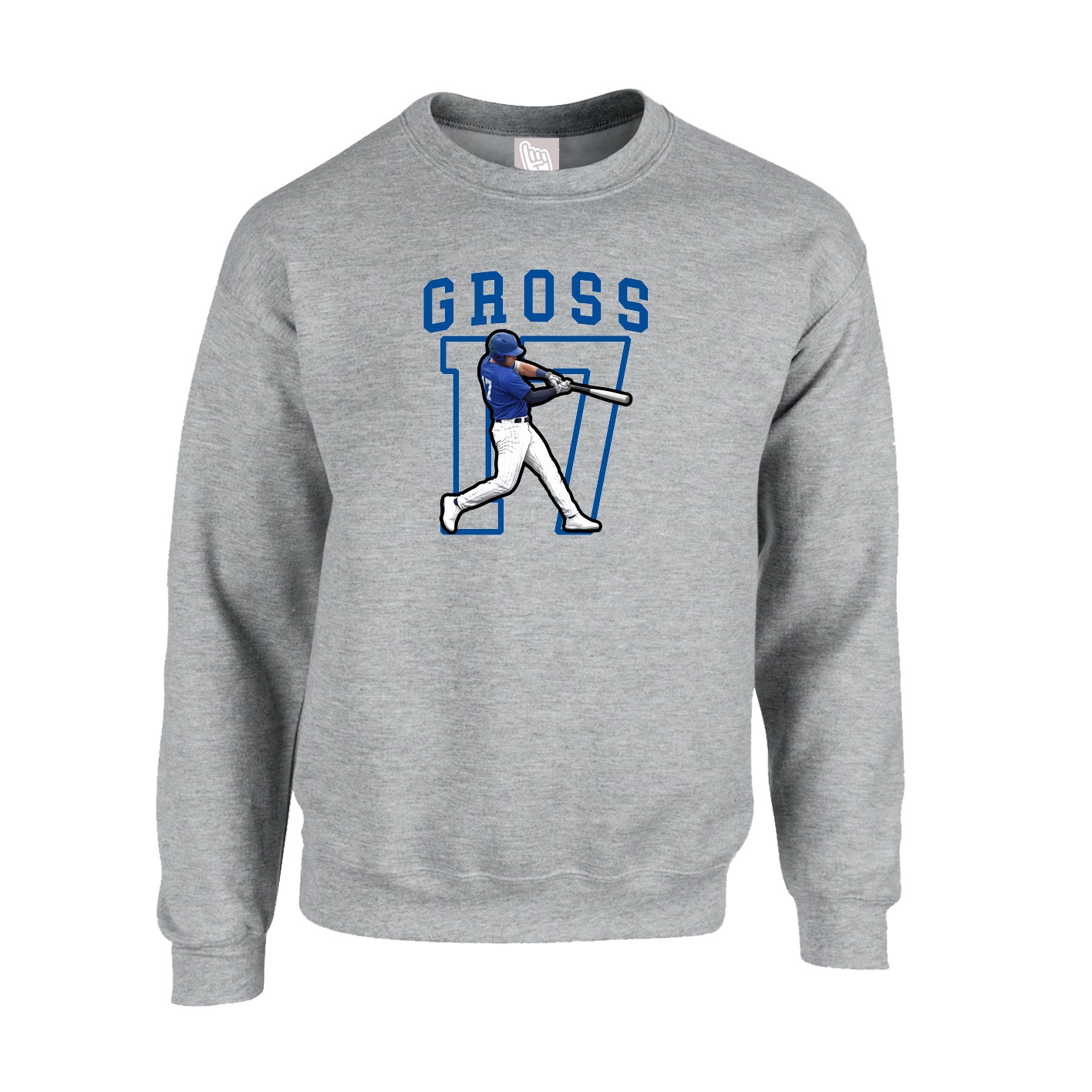 Fleece Crew — Shirsey in Grey