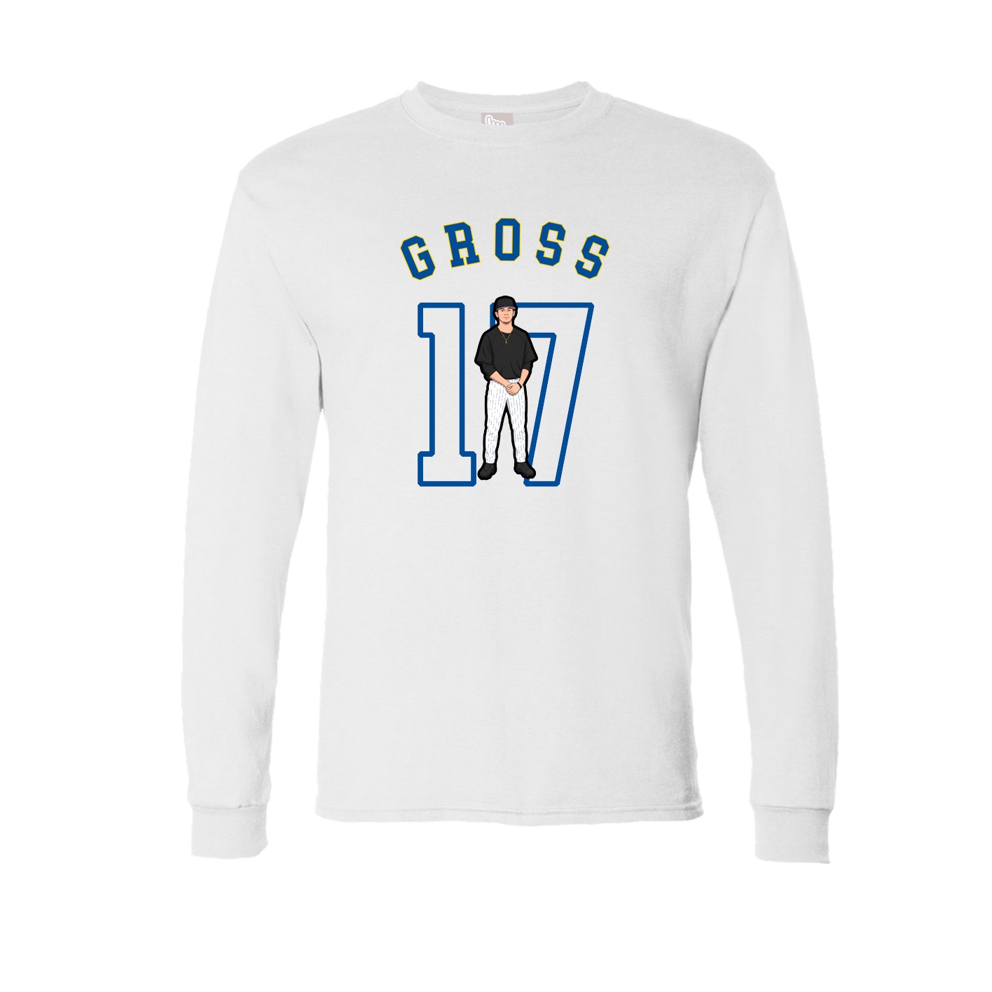Long Sleeve Tee — Shirsey Arch in White