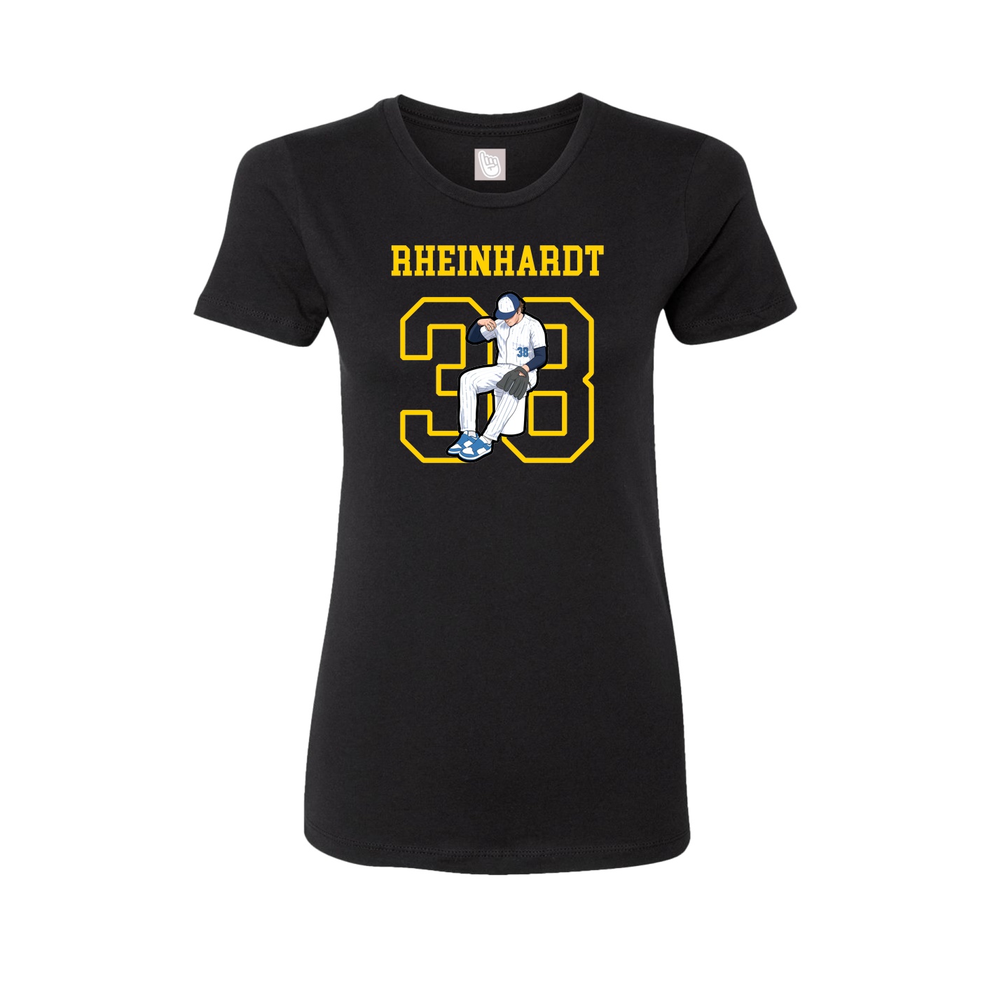 Fitted Women's Tee — Shirsey in Black