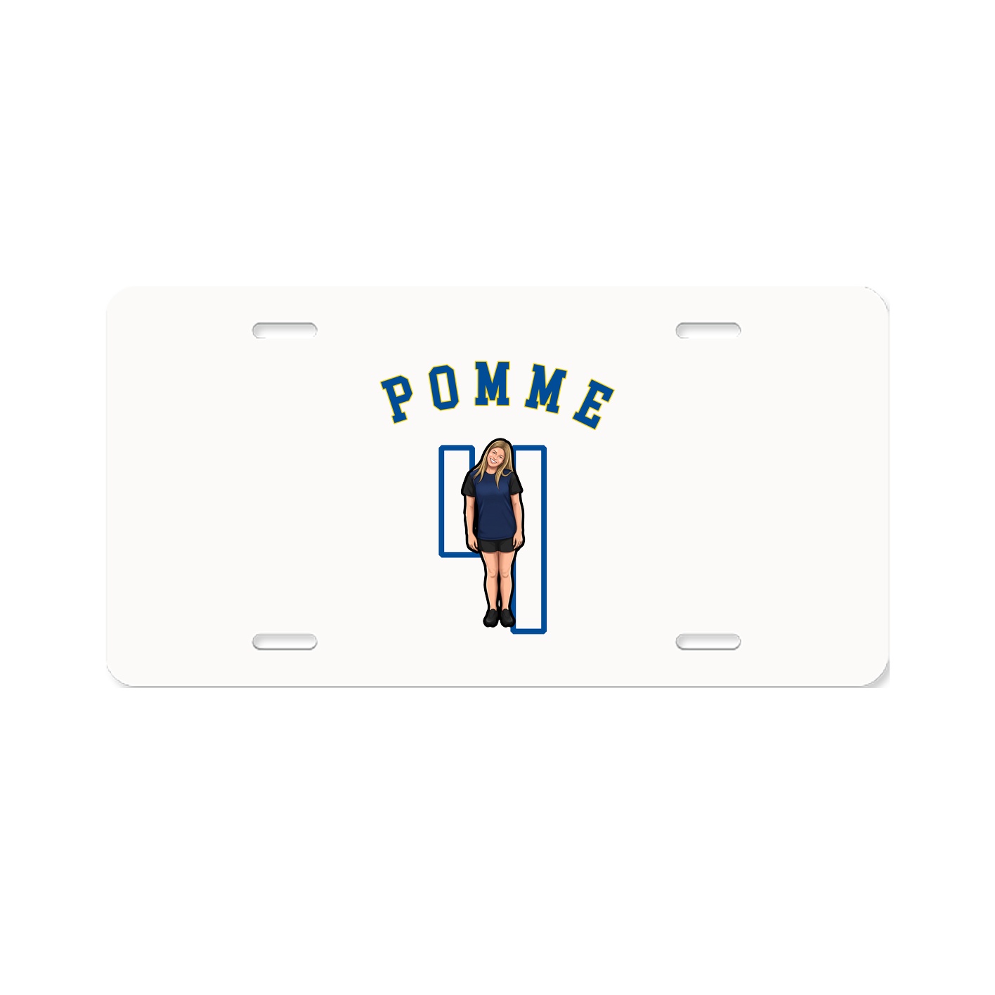 License Plate — Shirsey Arch in Classic
