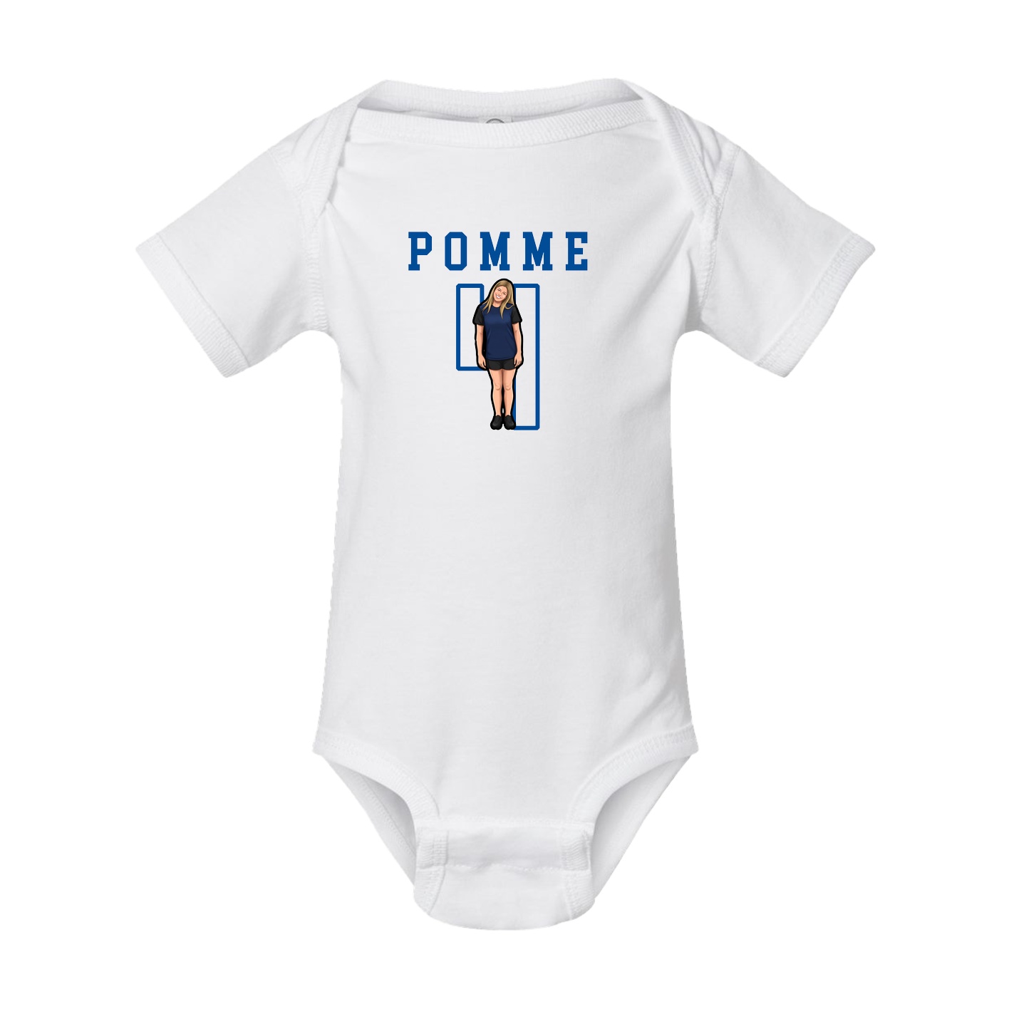Baby Onesie — Shirsey in White