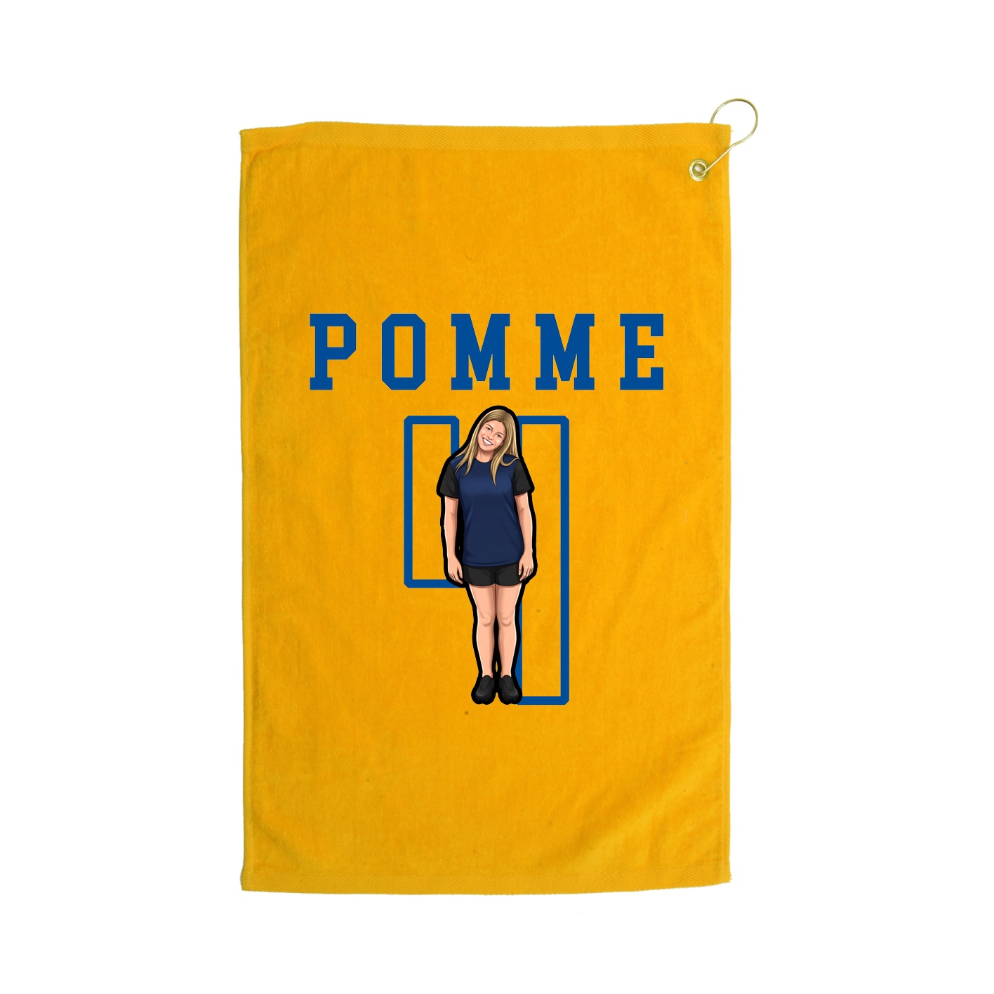 Golf Towel — Shirsey in Gold