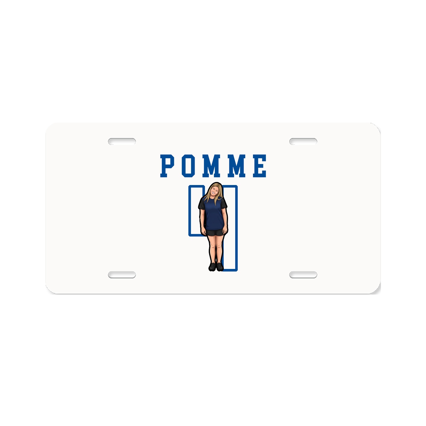 License Plate — Shirsey in Classic