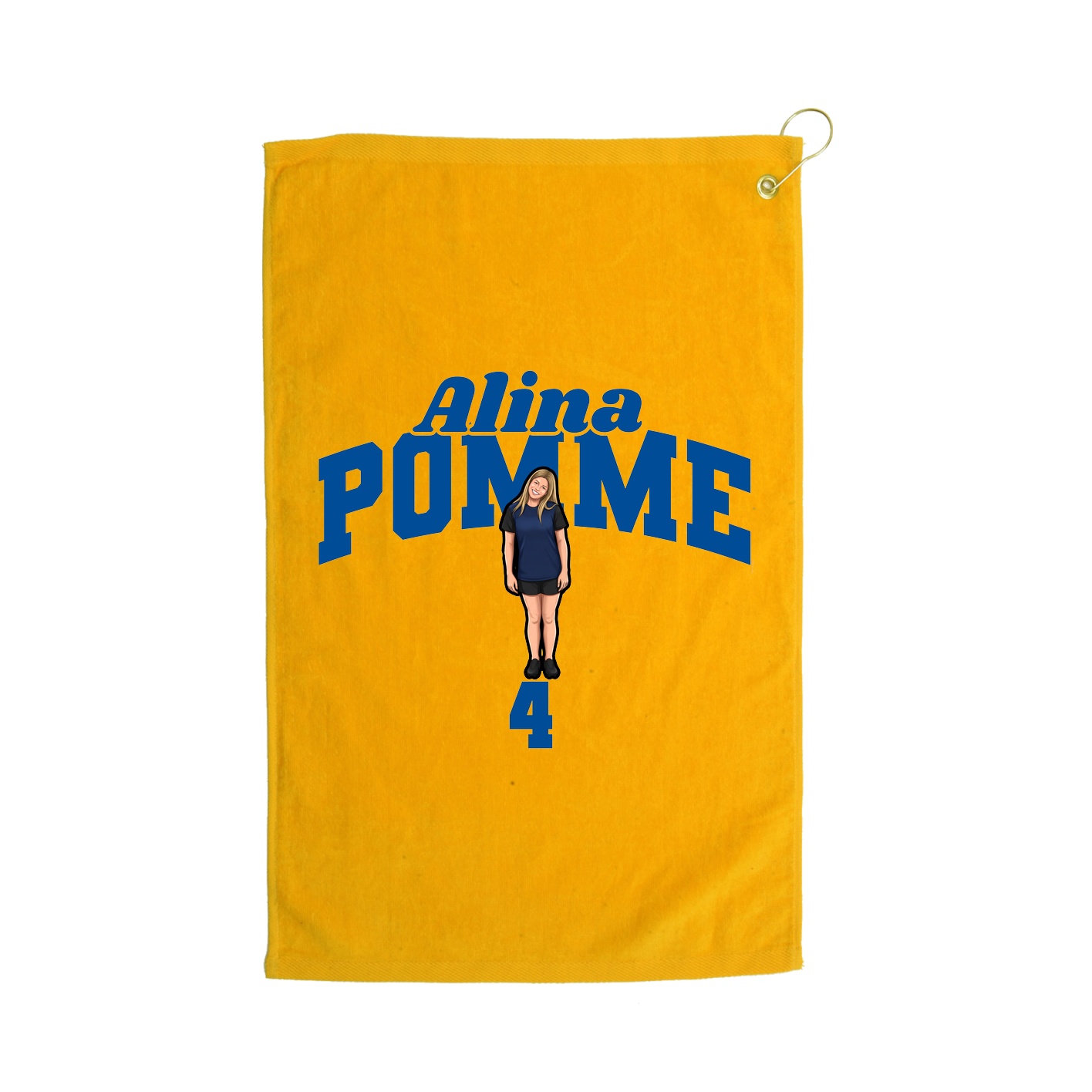Golf Towel — Signature Arch in Gold