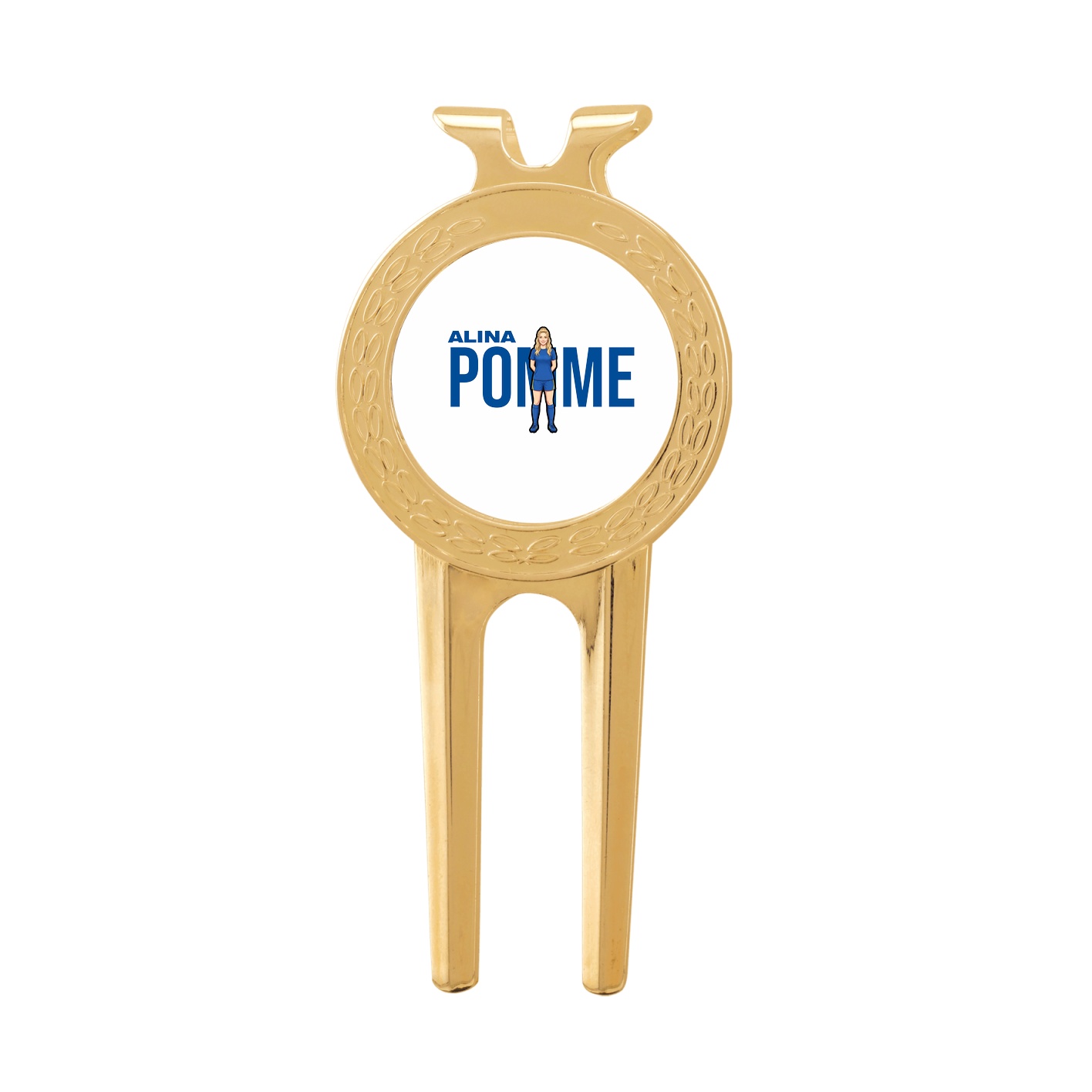 Divot Tool with Ball Marker — Player Name in Classic