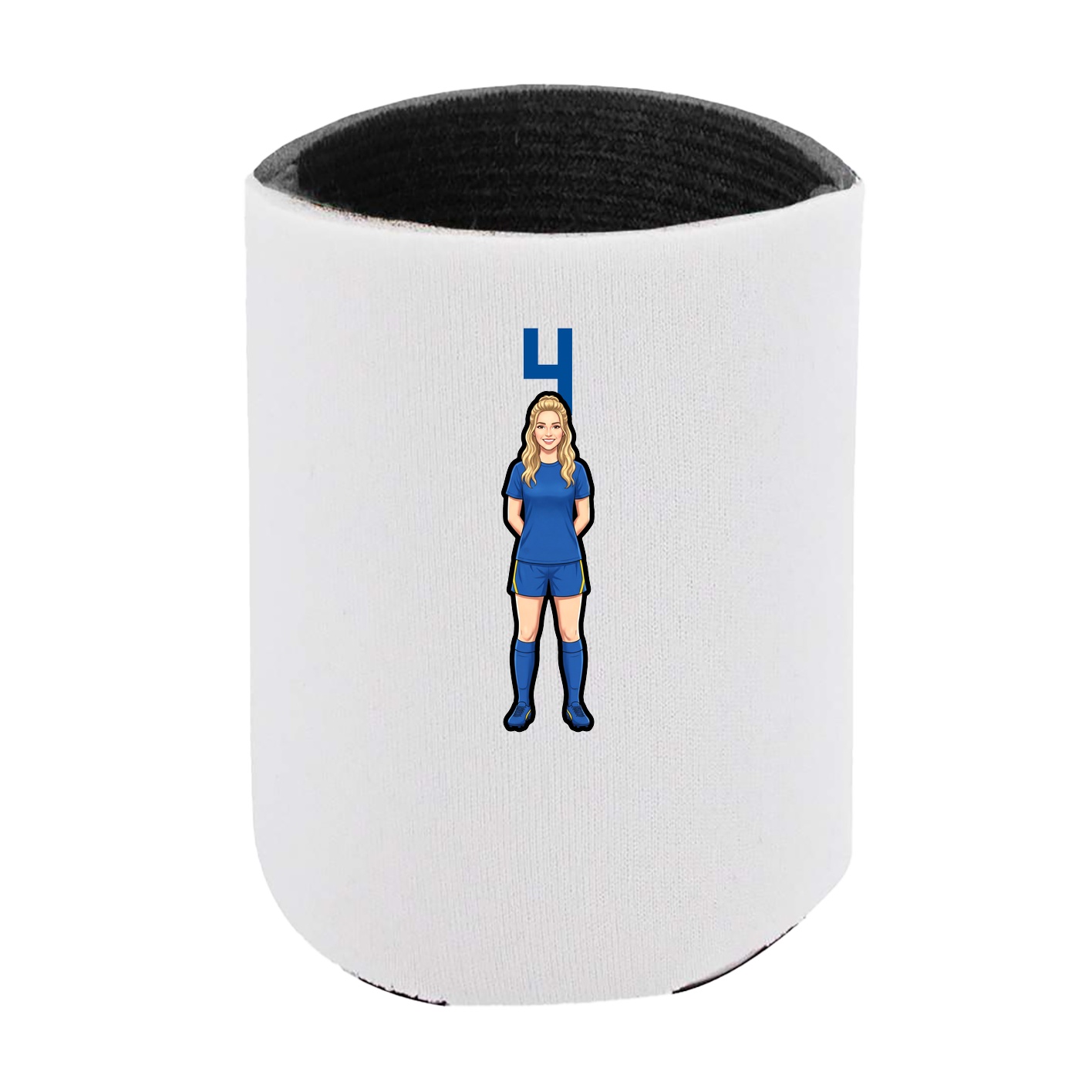 Can Holder — Number Top in White