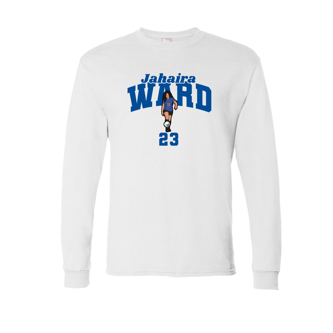Long Sleeve Tee — Signature Arch in White