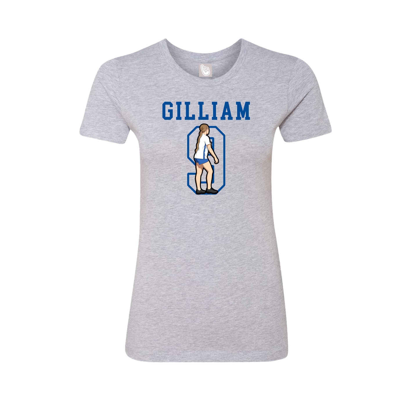 Fitted Women's Tee — Shirsey in Grey
