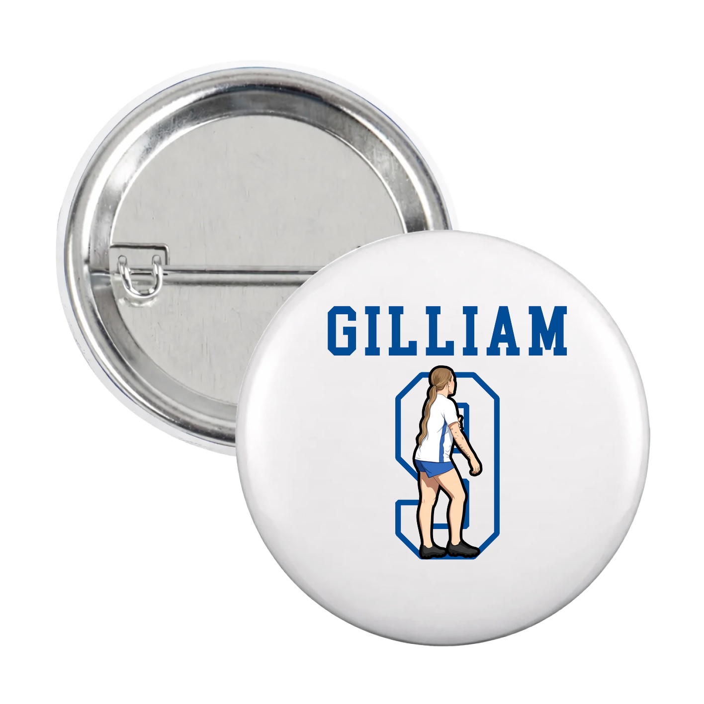 Game Day Button — Shirsey in White