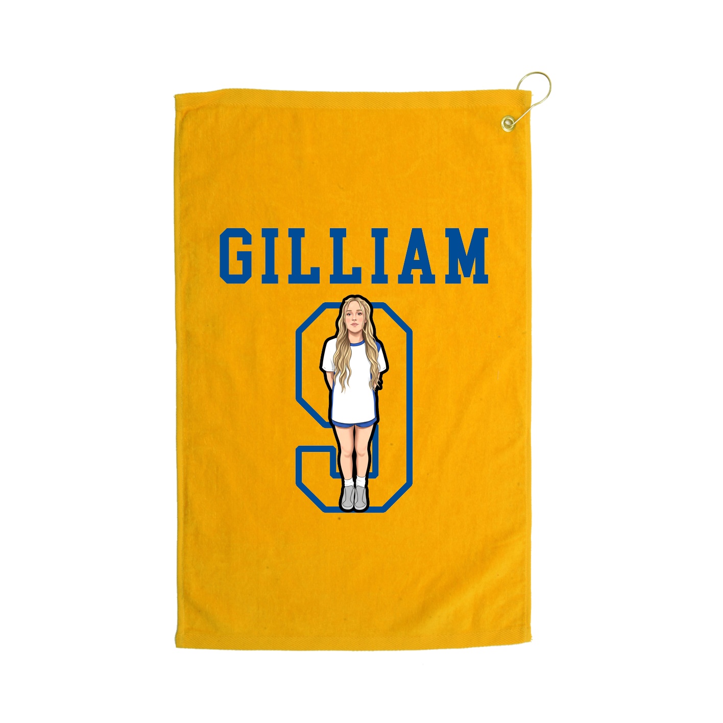 Golf Towel — Shirsey in Gold