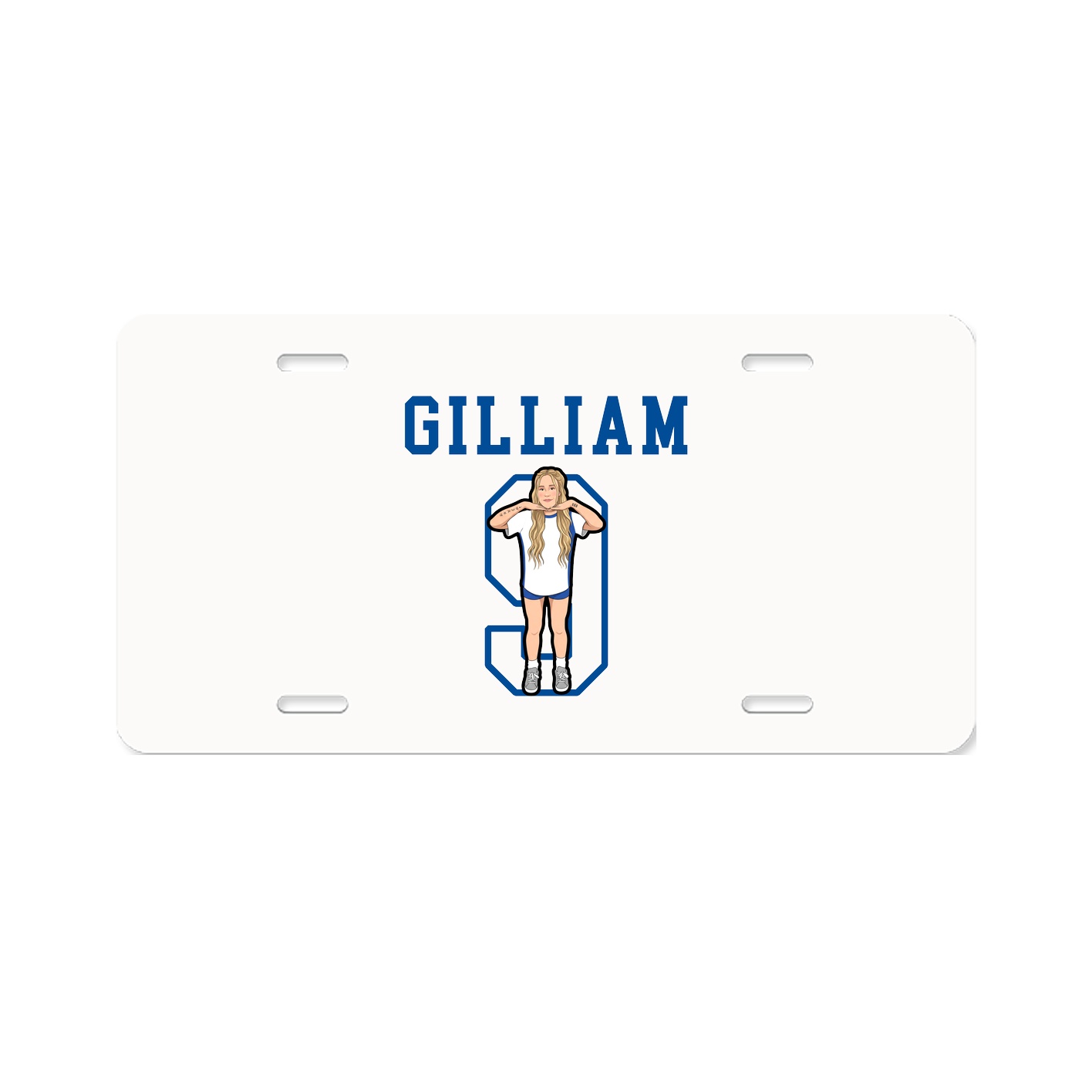 License Plate — Shirsey in Classic