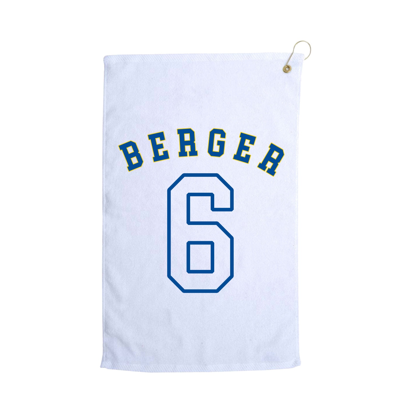 Golf Towel — Shirsey Arch in White