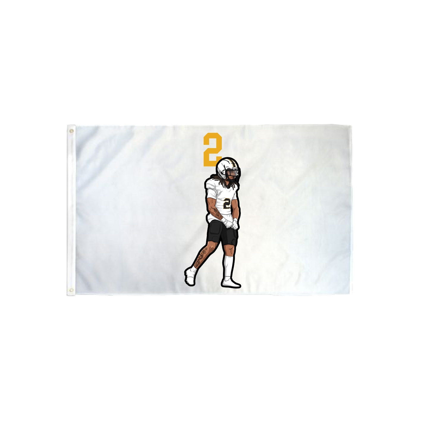 3x5 Flag — Number Top in Classic