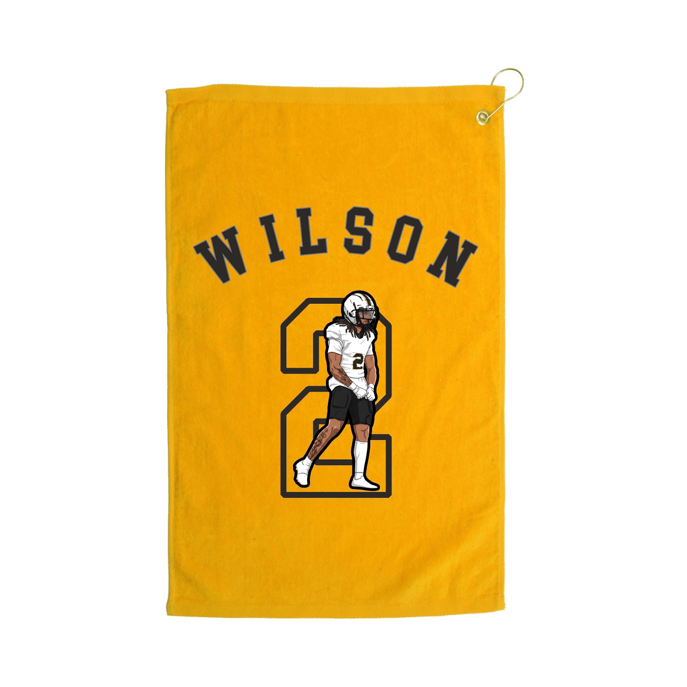 Golf Towel — Shirsey Arch in Gold