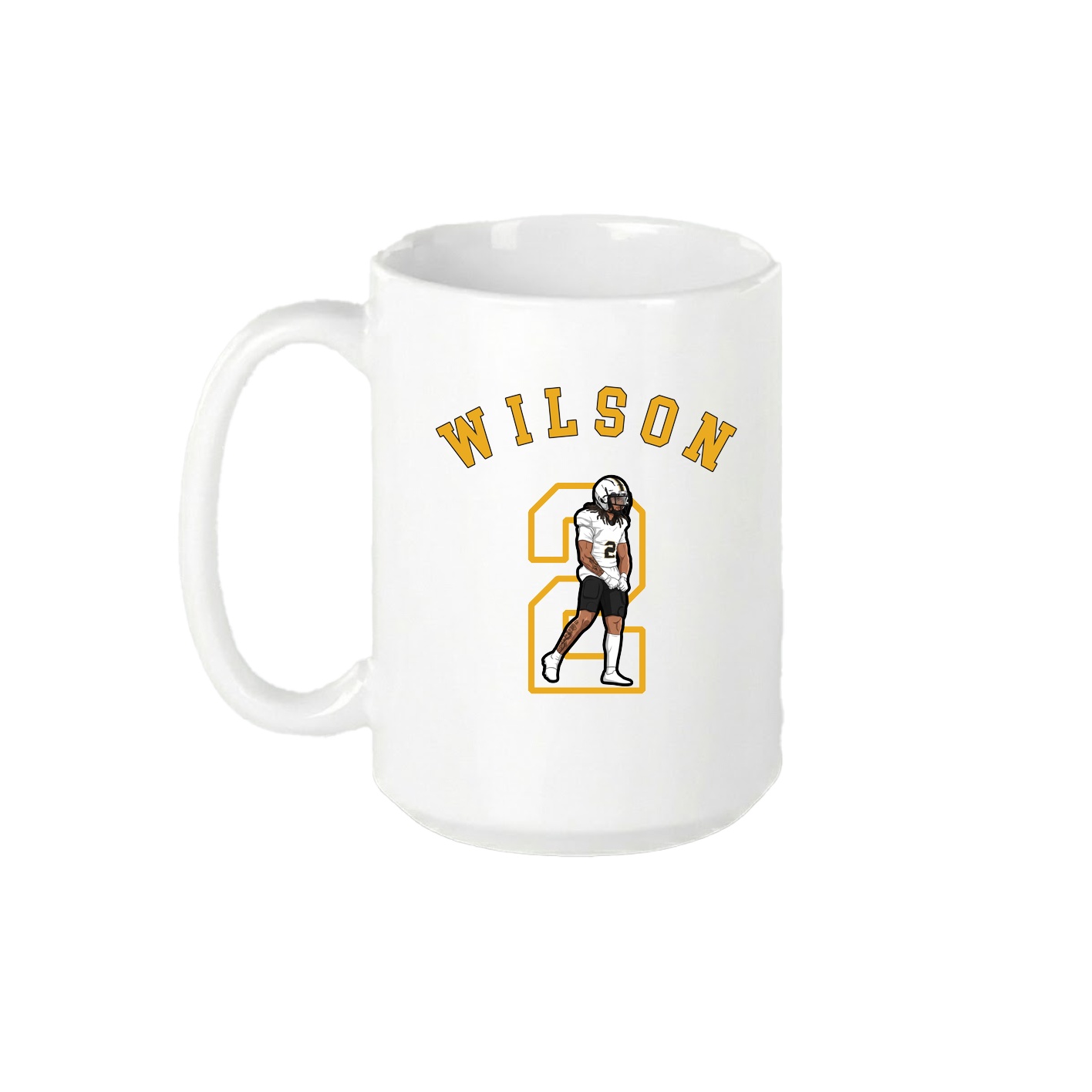 15oz Coffee Mug — Shirsey Arch in White