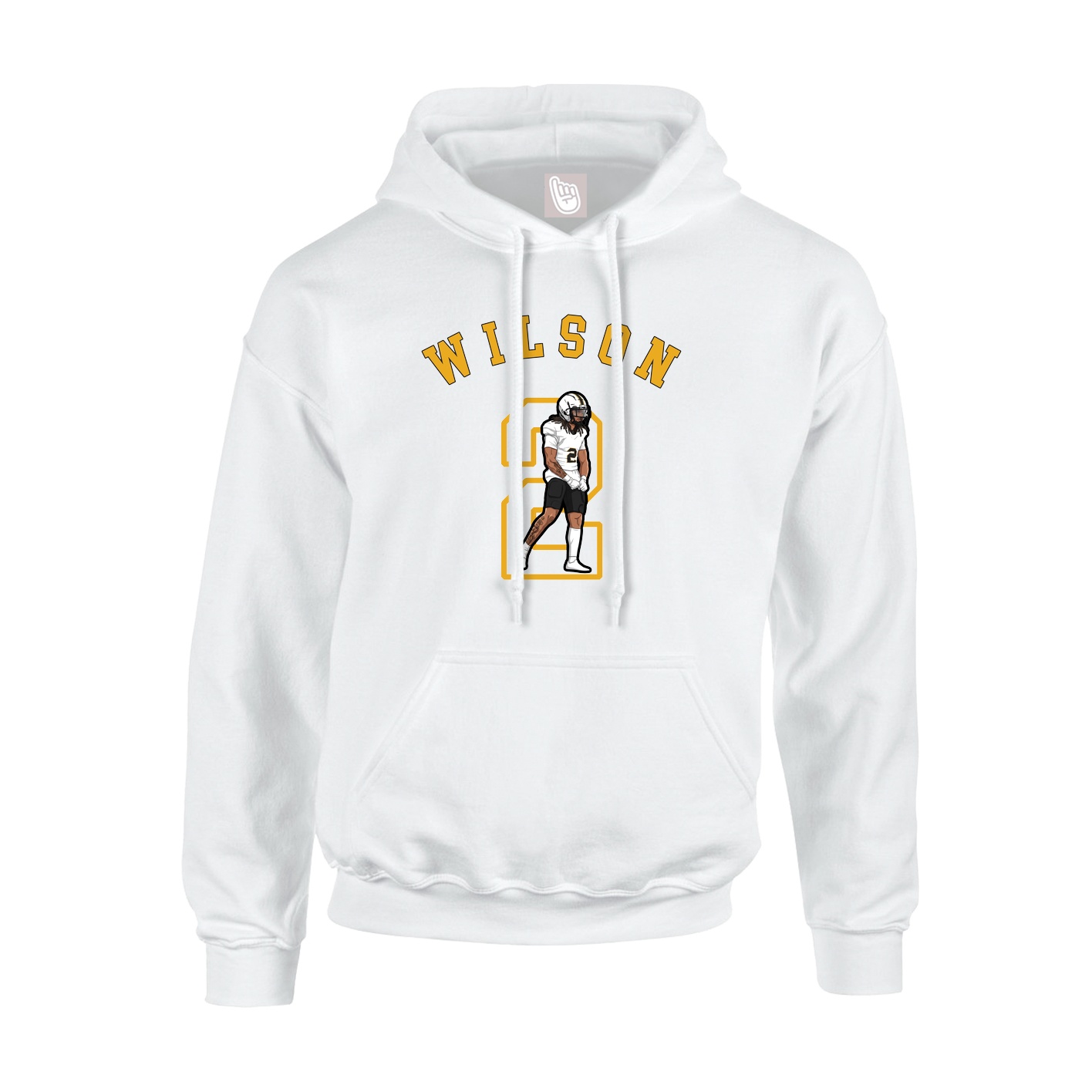 Hoodie — Shirsey Arch in White