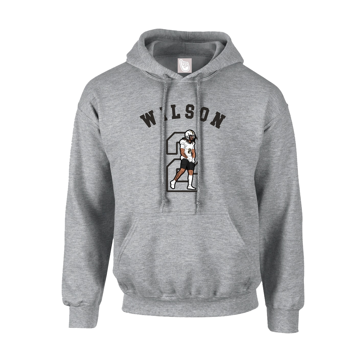 Youth Hoodie — Shirsey Arch in Grey