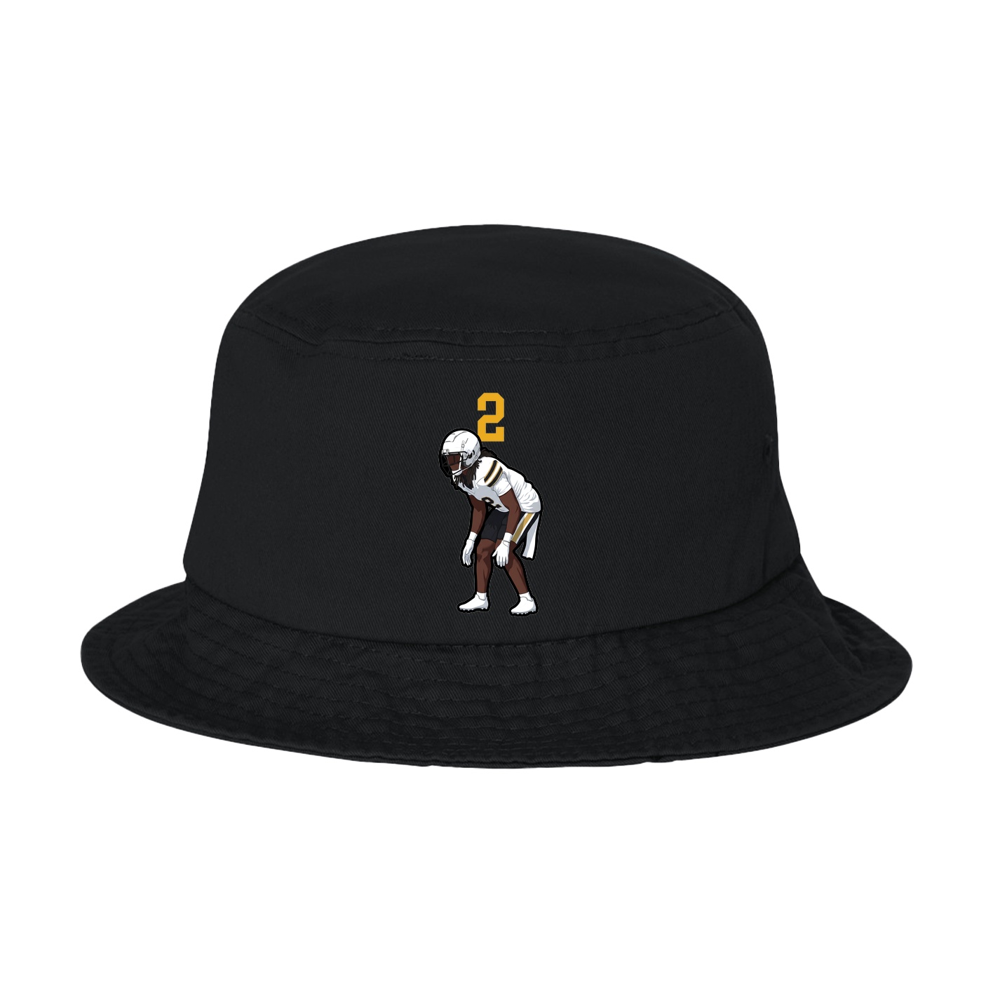 Bucket Cap — Number Top in Black