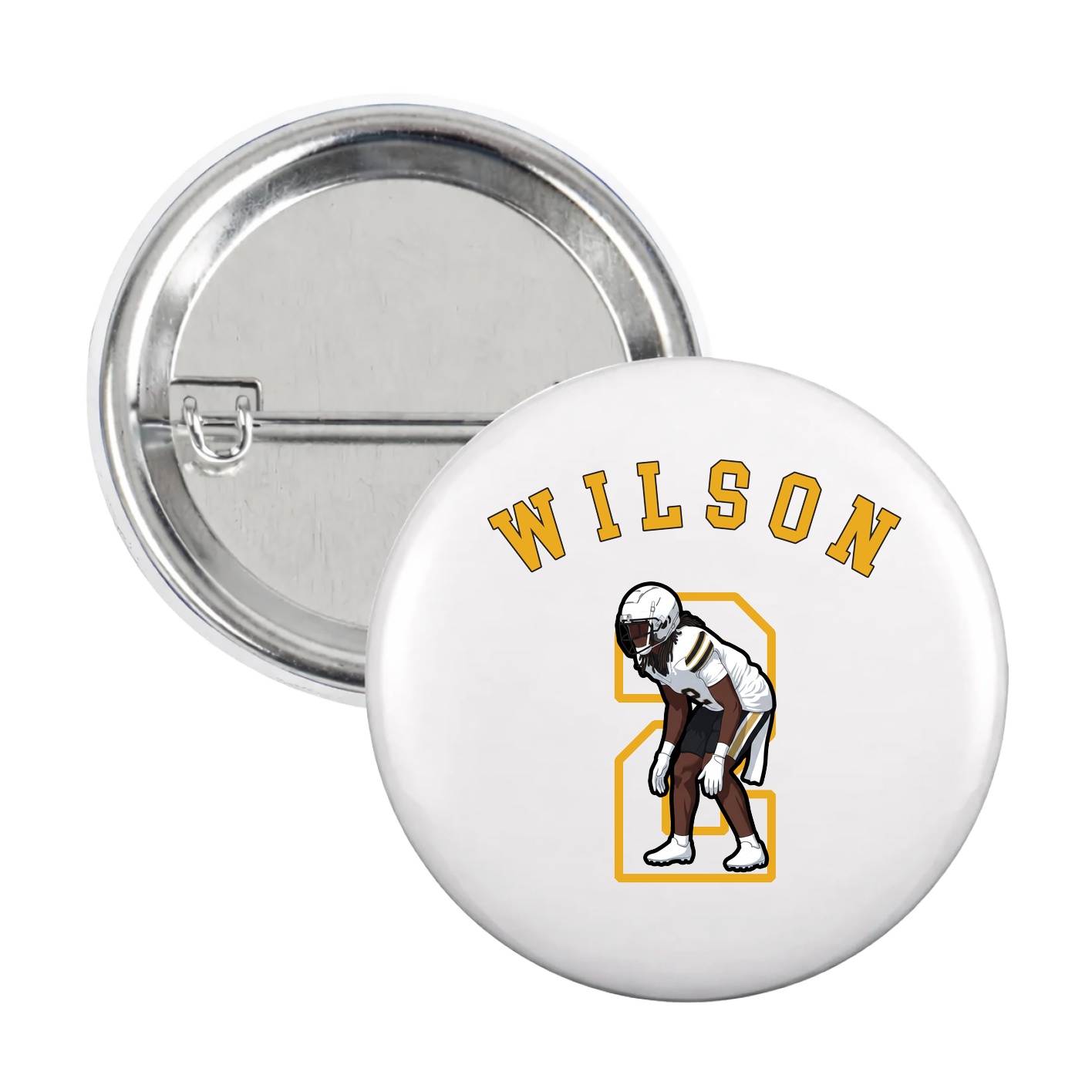 Game Day Button — Shirsey Arch in White