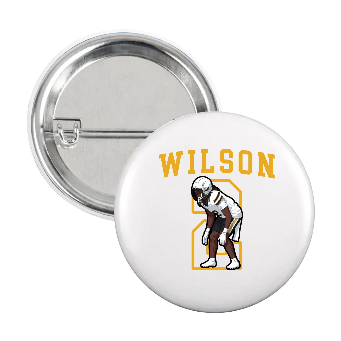 Game Day Button — Shirsey in White