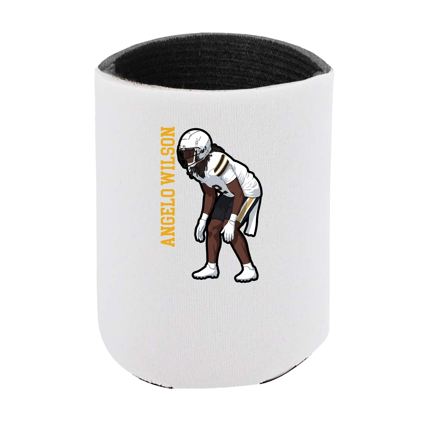 Can Holder — Name Vertical in White