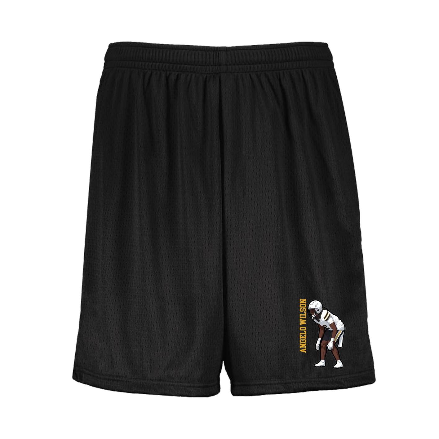 Shorts — Name Vertical in Black