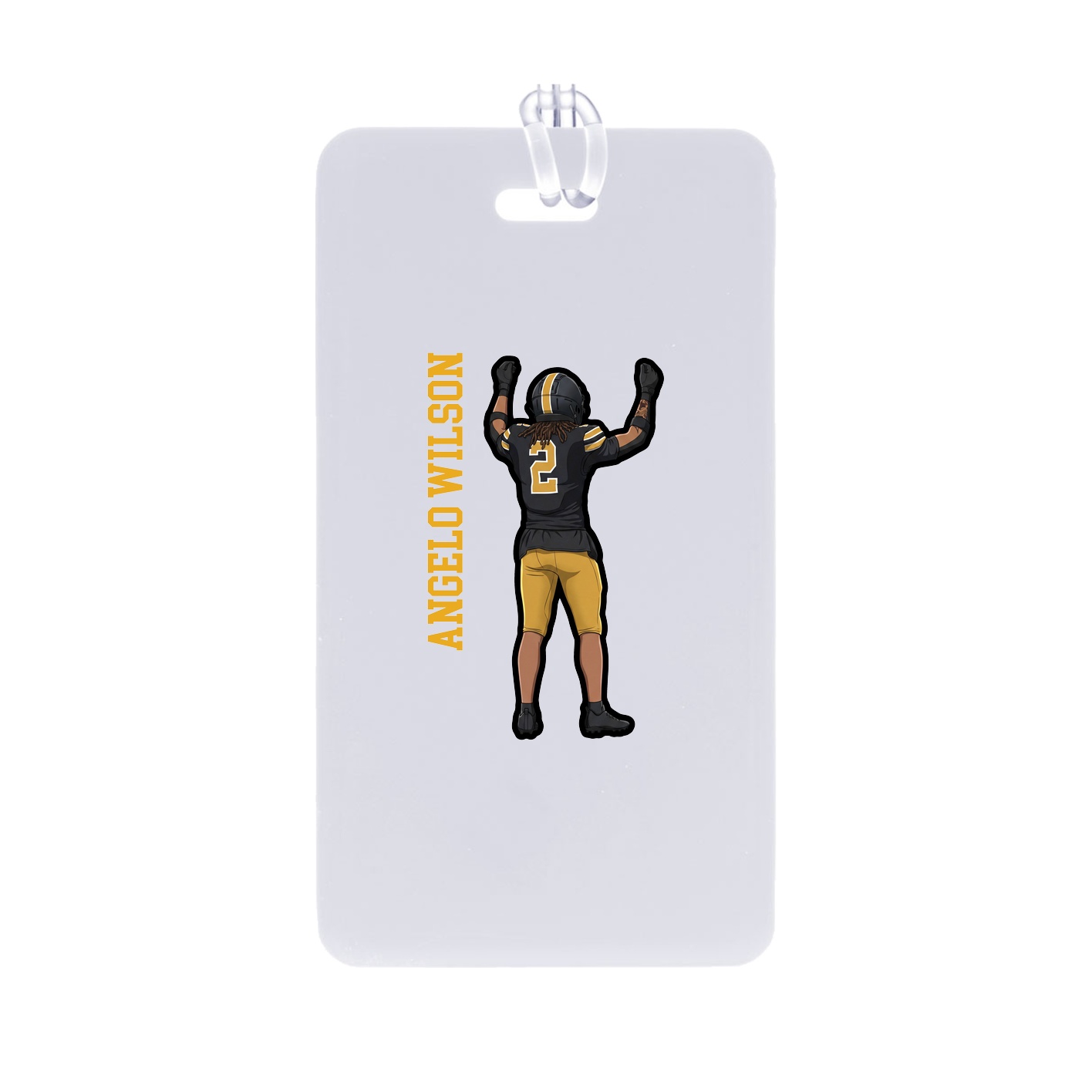 Bag Tag — Name Vertical in Classic